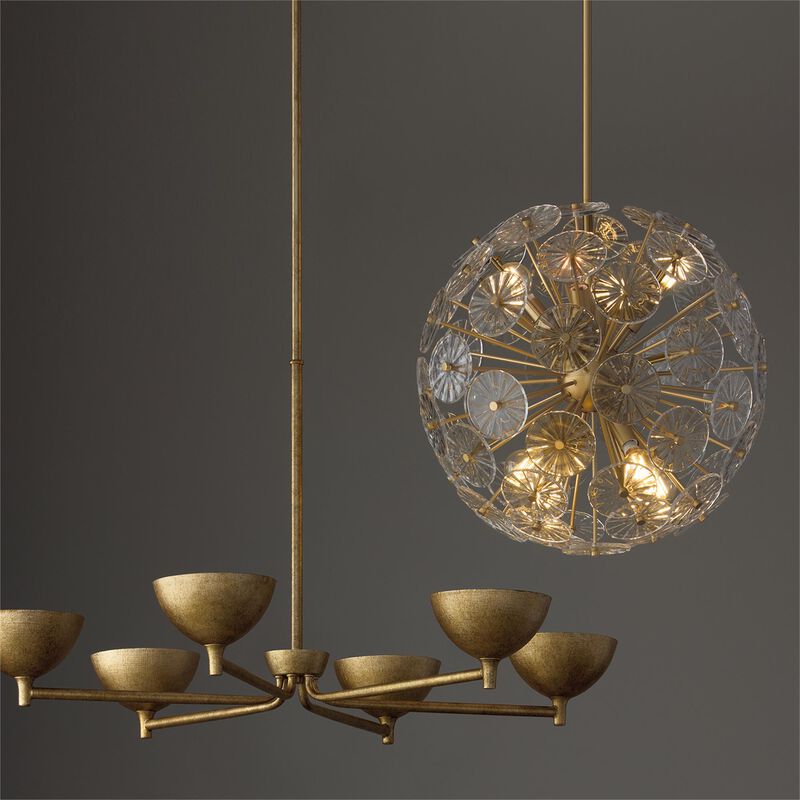 Francesca 34 Inch Chandelier by Capital Lighting