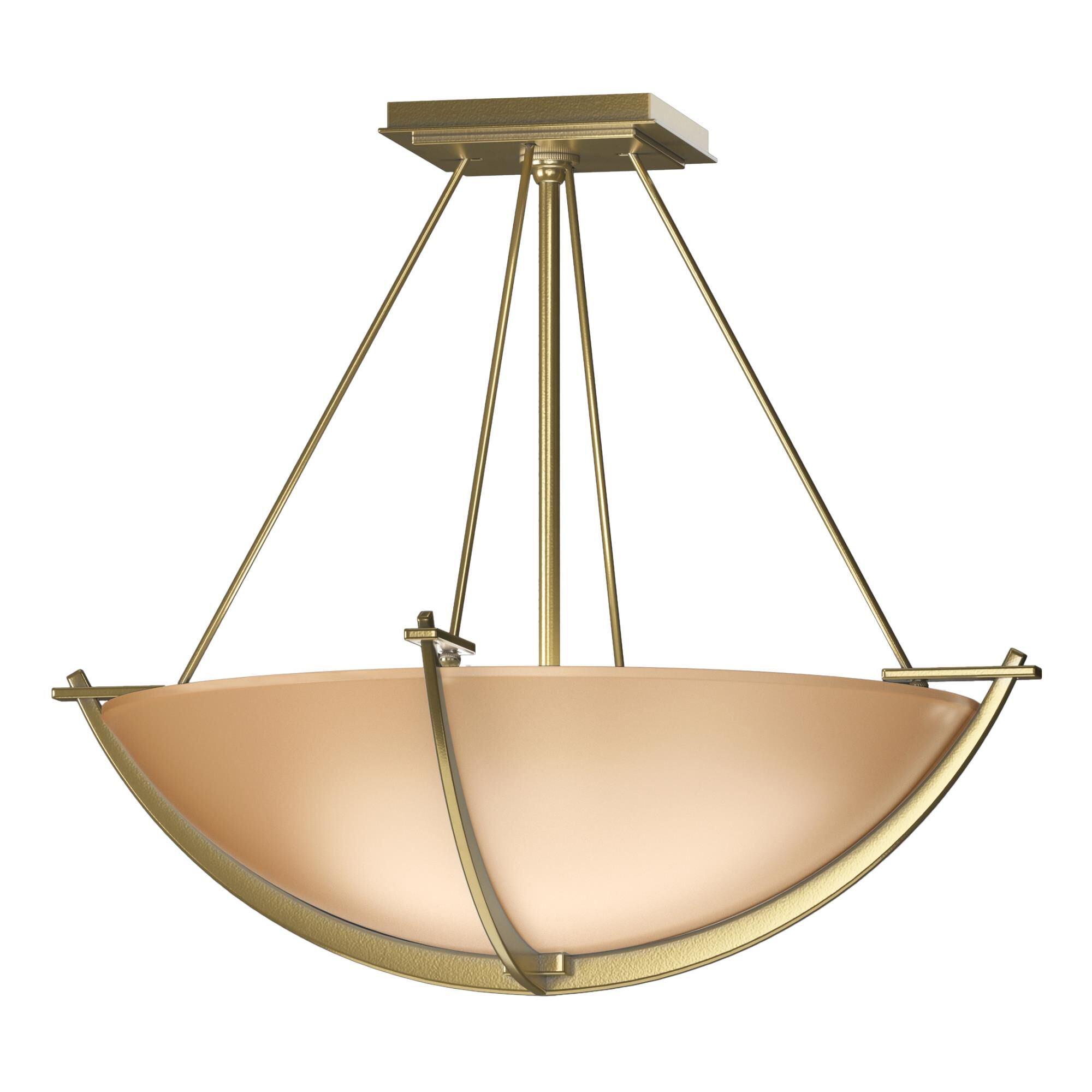 Compass 18 Inch 3 Light Semi Flush Mount by Hubbardton Forge