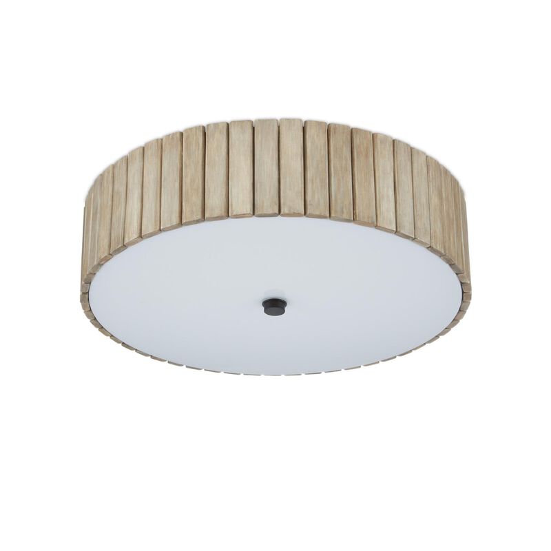 Tetterby 20 Inch 1 Light LED Semi Flush Mount by Currey and Company