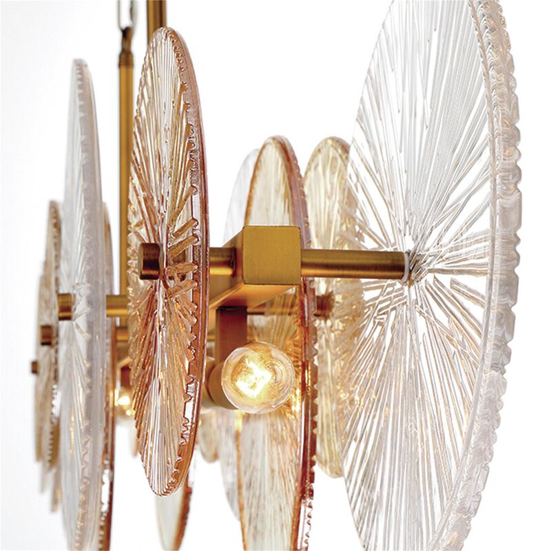 Sue-Anne Large Linear Chandelier by Eurofase Lighting