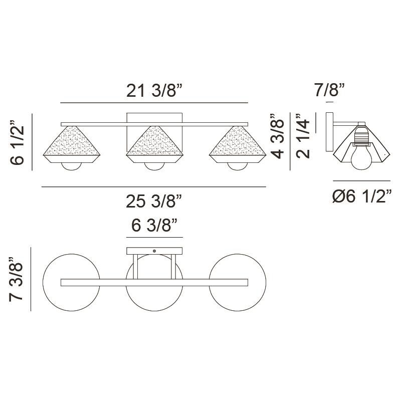 Shown in White finish
