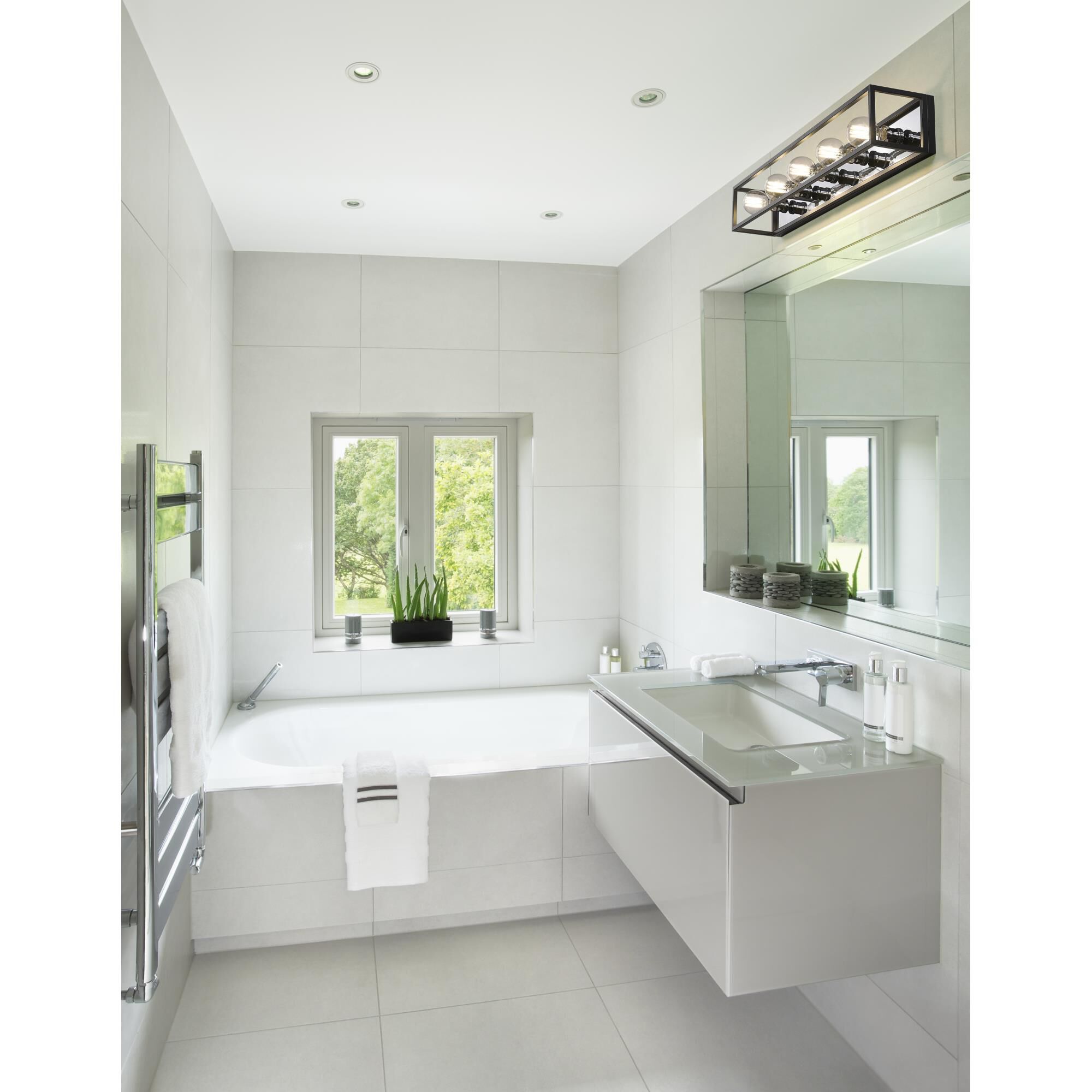 Kube 39 Inch 5 Light Bath Vanity Light by Z-Lite