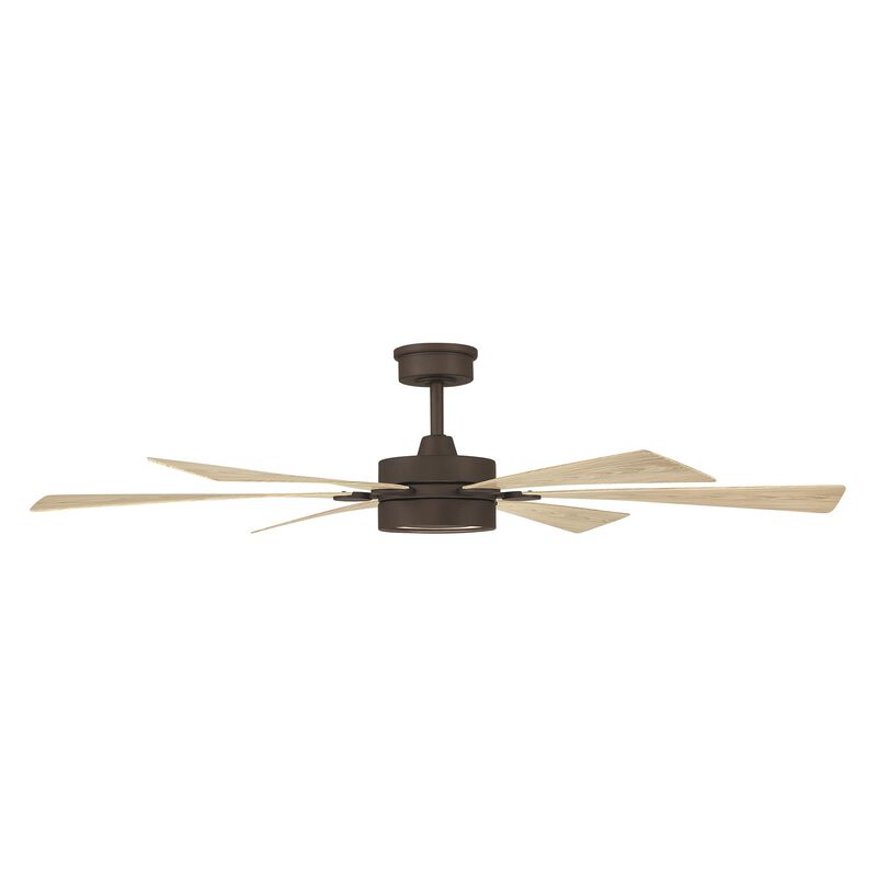 Brenix 60 Inch Ceiling Fan with Light Kit by Minka Aire