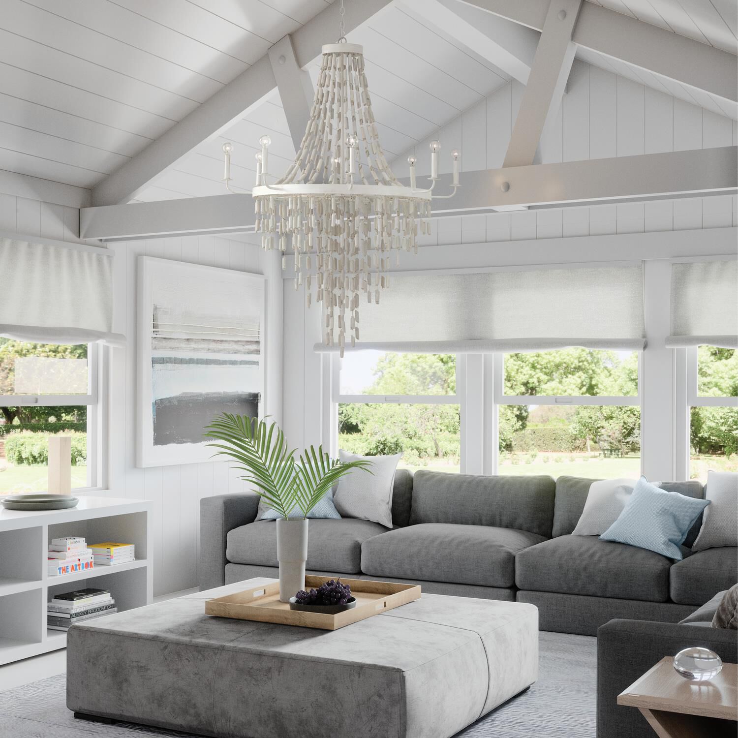 Shown in Organic White finish