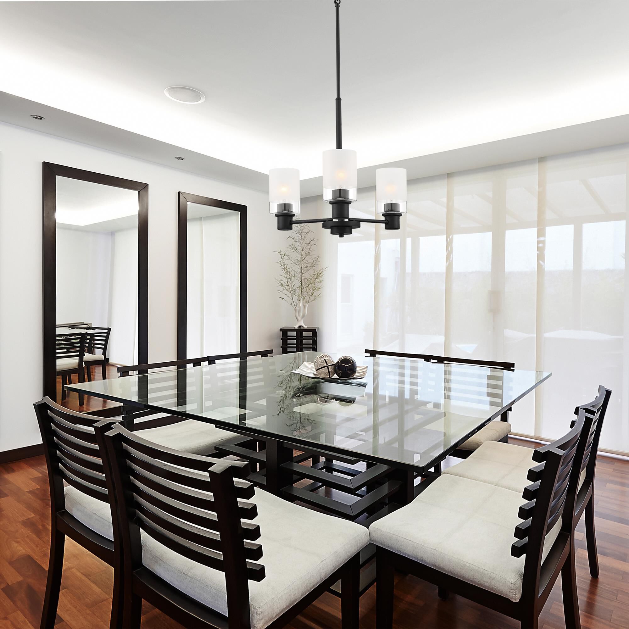 Cedar Lane 20 Inch 3 Light Mini Chandelier by Designers Fountain