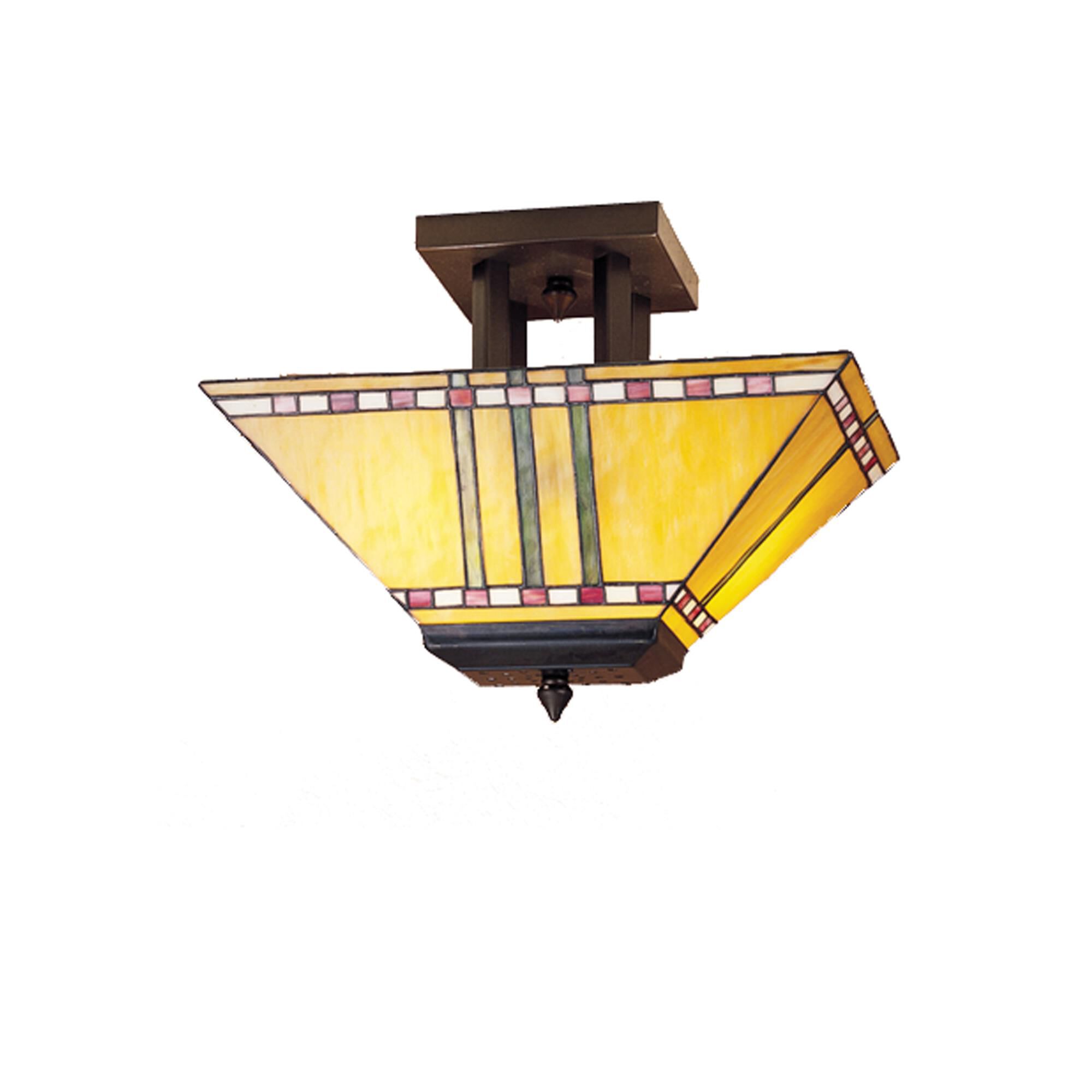 Prairie Corn 16 Inch 2 Light Flush Mount by Meyda Lighting