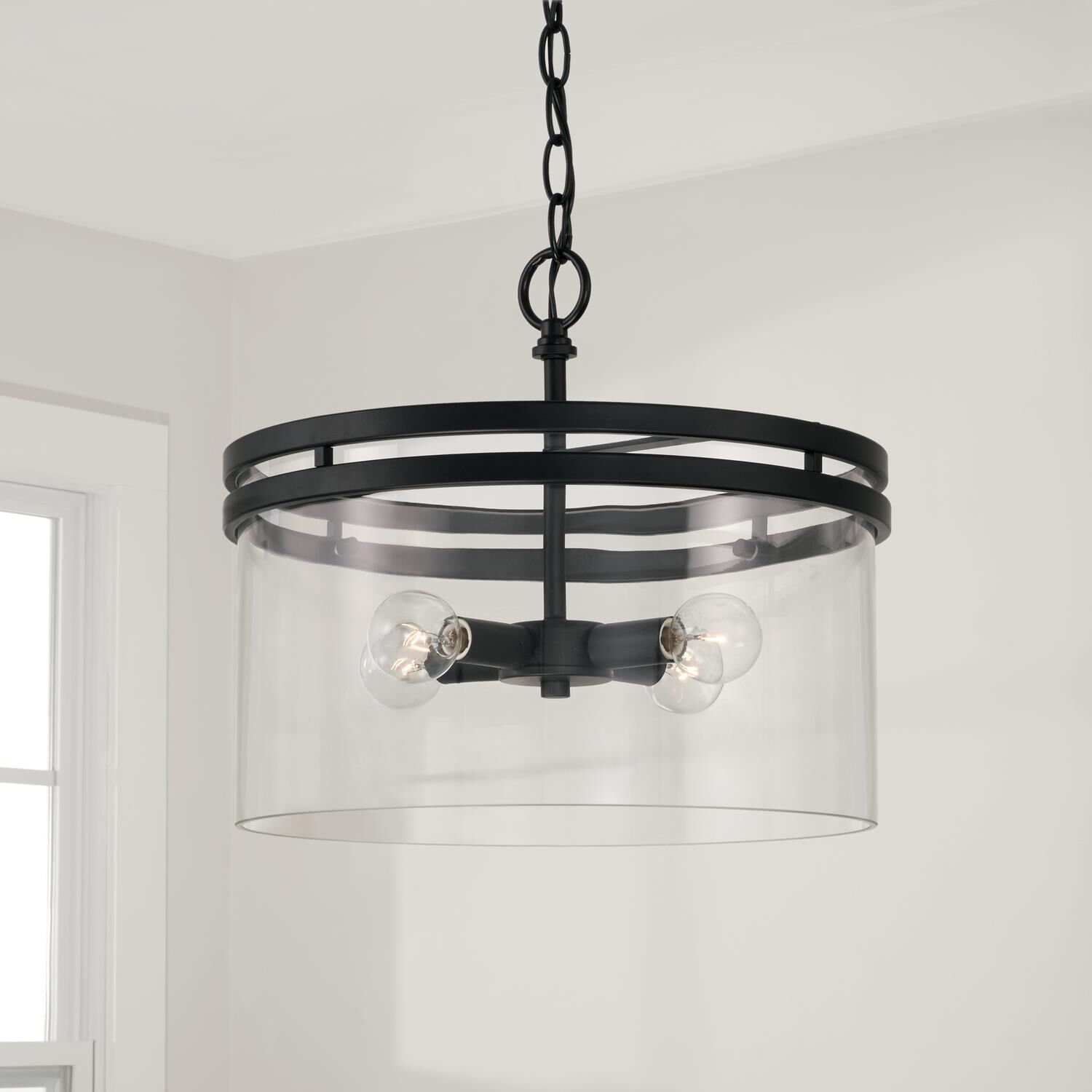 Fuller 14 Inch 4 Light Semi Flush Mount by Homeplace by Capital Lighting Fixture Company
