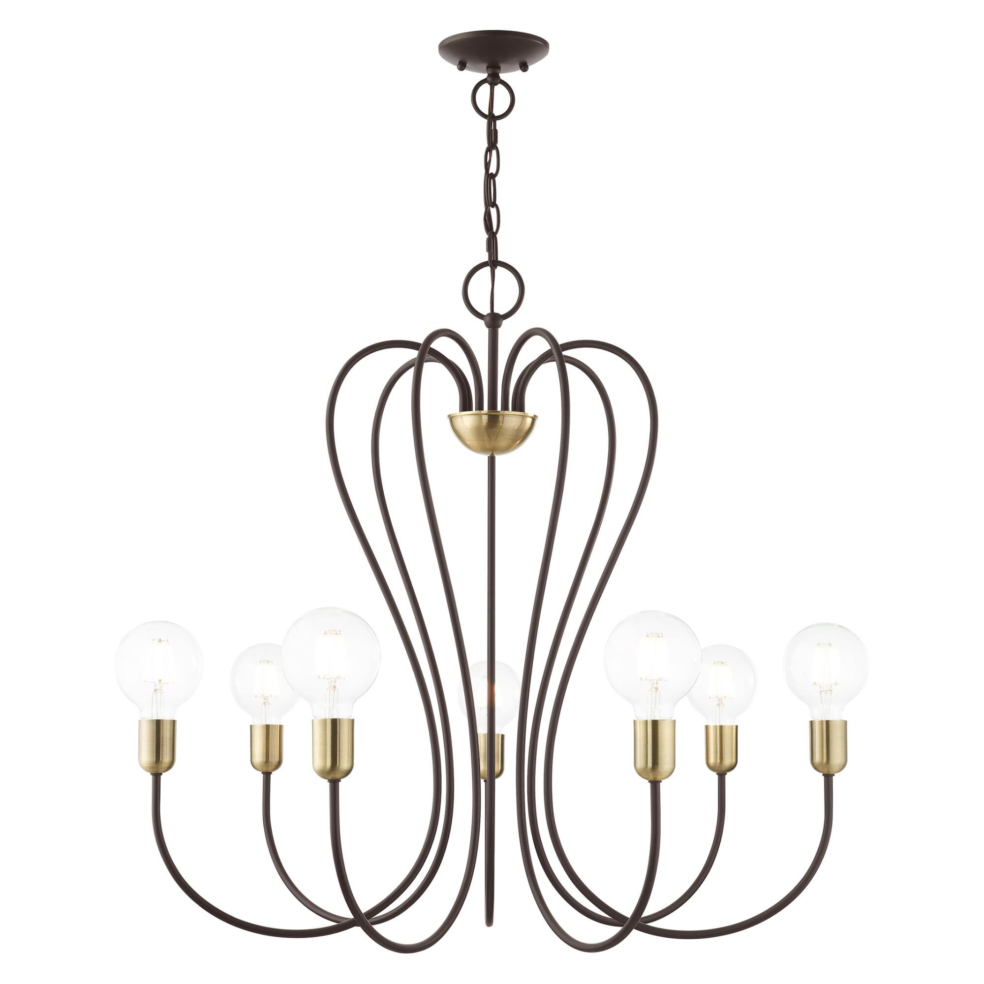 Lucerne 7 Light Chandelier by Livex Lighting