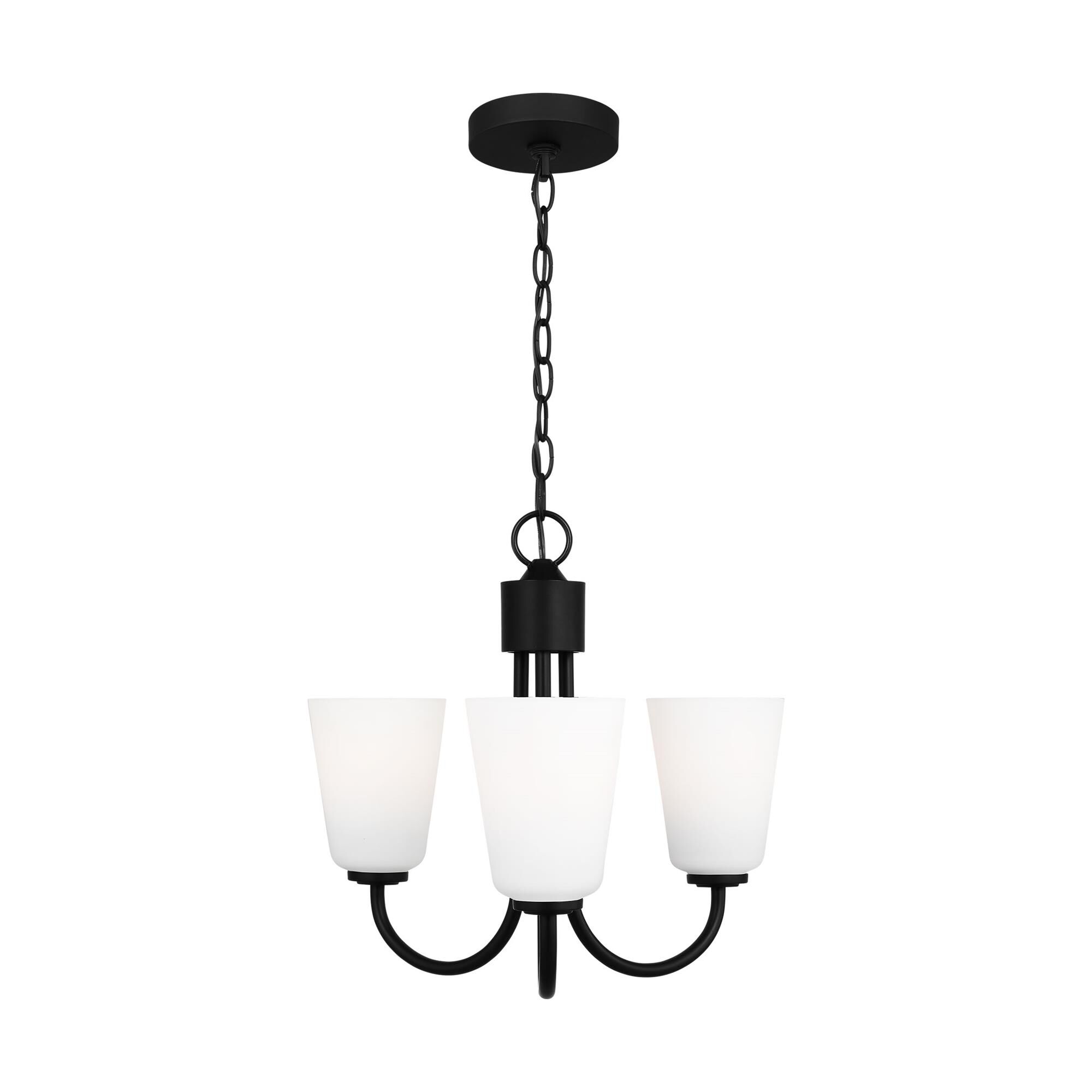Shown in Midnight Black finish and Etched Painted White Inside glass