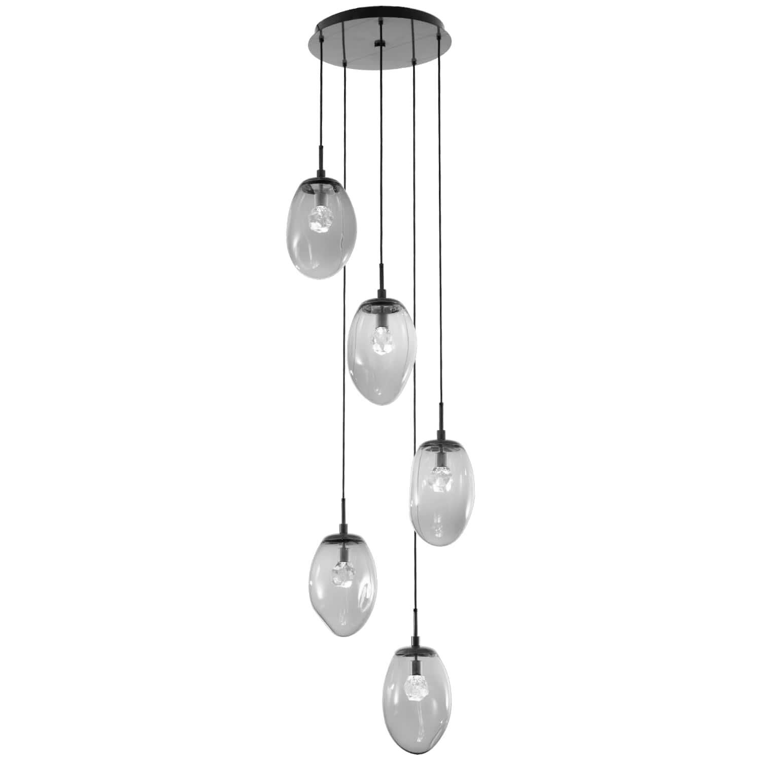Levi Wilson Nebula 24 Inch 5 Light Multi Light Pendant by Hammerton Studio