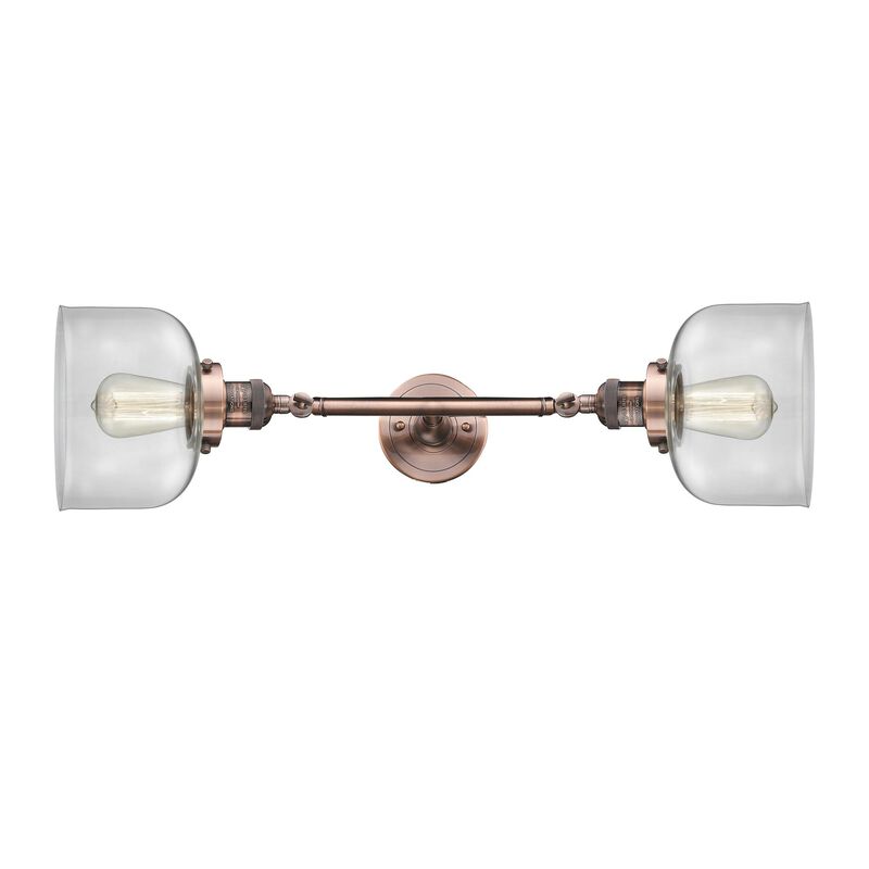 Bruno Marashlian Large Bell 19 Inch 2 Light Bath Vanity Light by Innovations Lighting