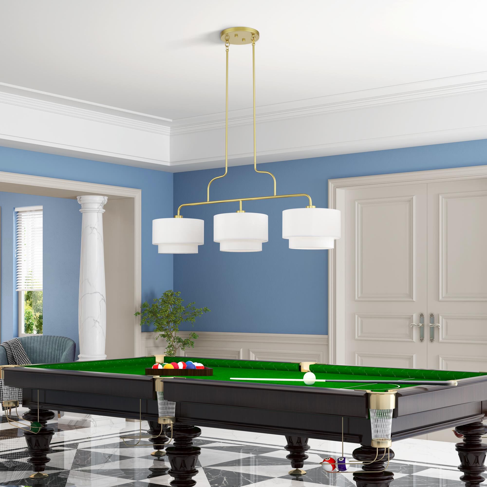 Manorwood 49 Inch Linear Suspension Light by Livex Lighting