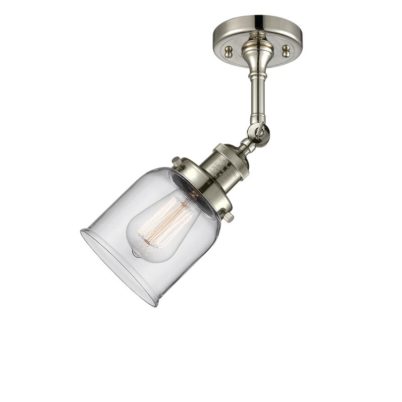 Bruno Marashlian Small Bell 5 Inch 1 Light Semi Flush Mount by Innovations Lighting