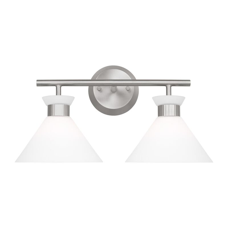 Drew & Jonathan Belcarra 17 Inch 2 Light Bath Vanity Light by Visual Comfort Studio