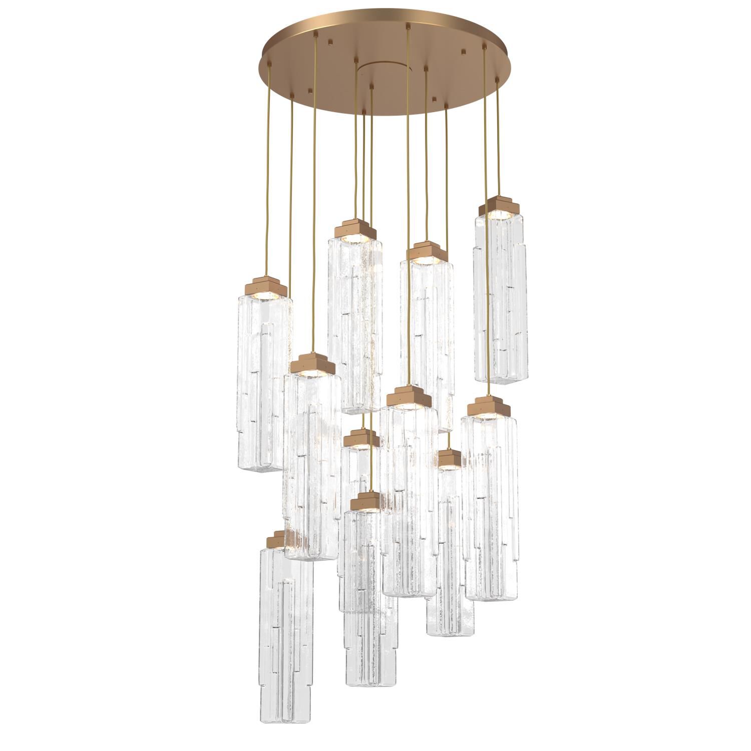 Ledgestone Multi Light Pendant by Hammerton Studio