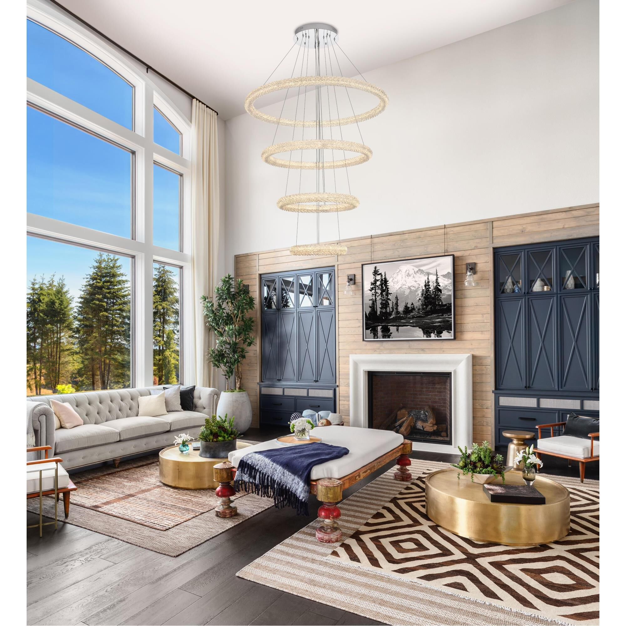 Bowen 42 Inch Chandelier by Elegant Lighting