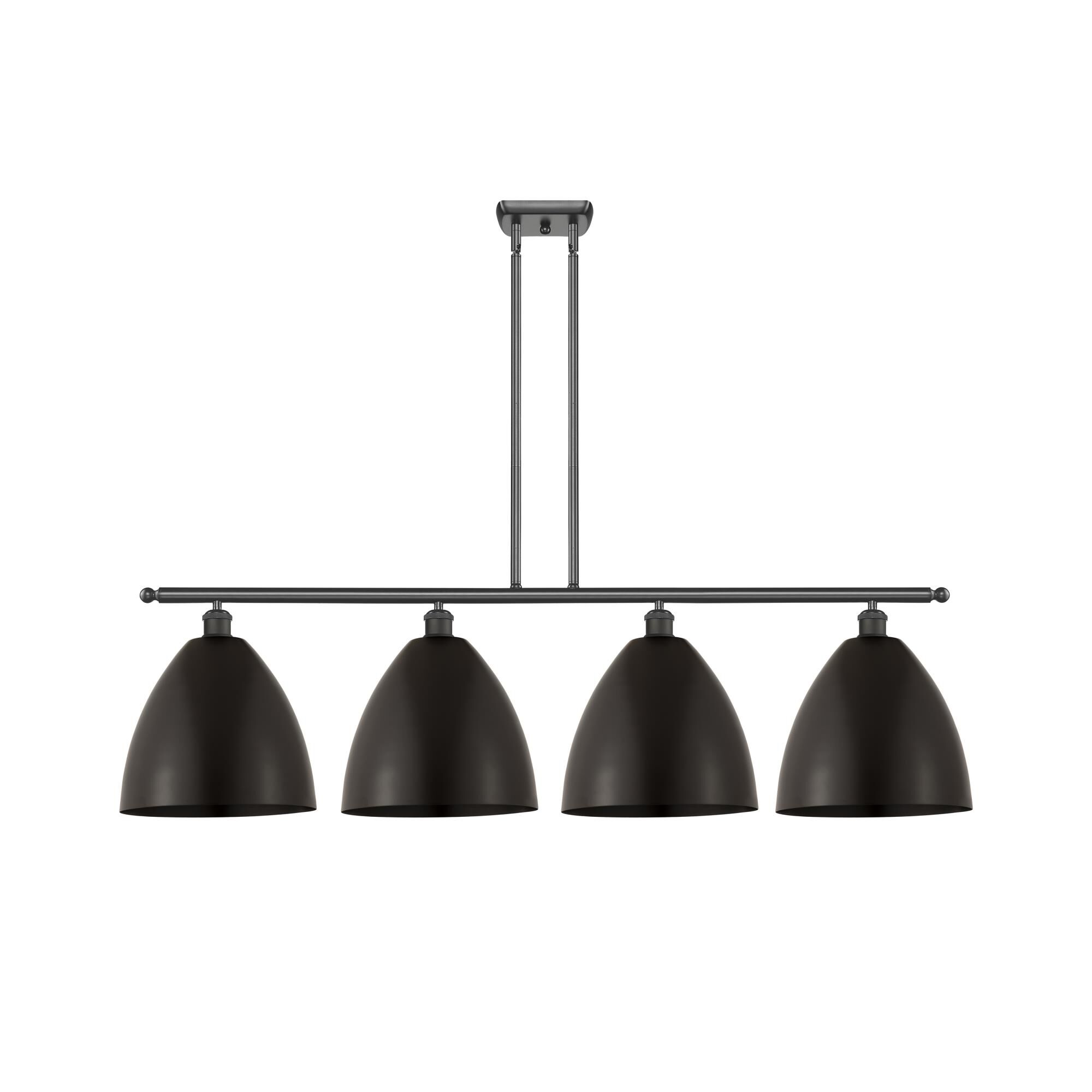 Shown in Oil Rubbed Bronze finish and Oil Rubbed Bronze Ballston Dome shade