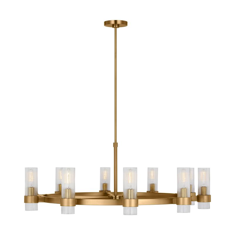 Chapman & Myers Geneva 42 Inch 8 Light Chandelier by Visual Comfort Studio Collection