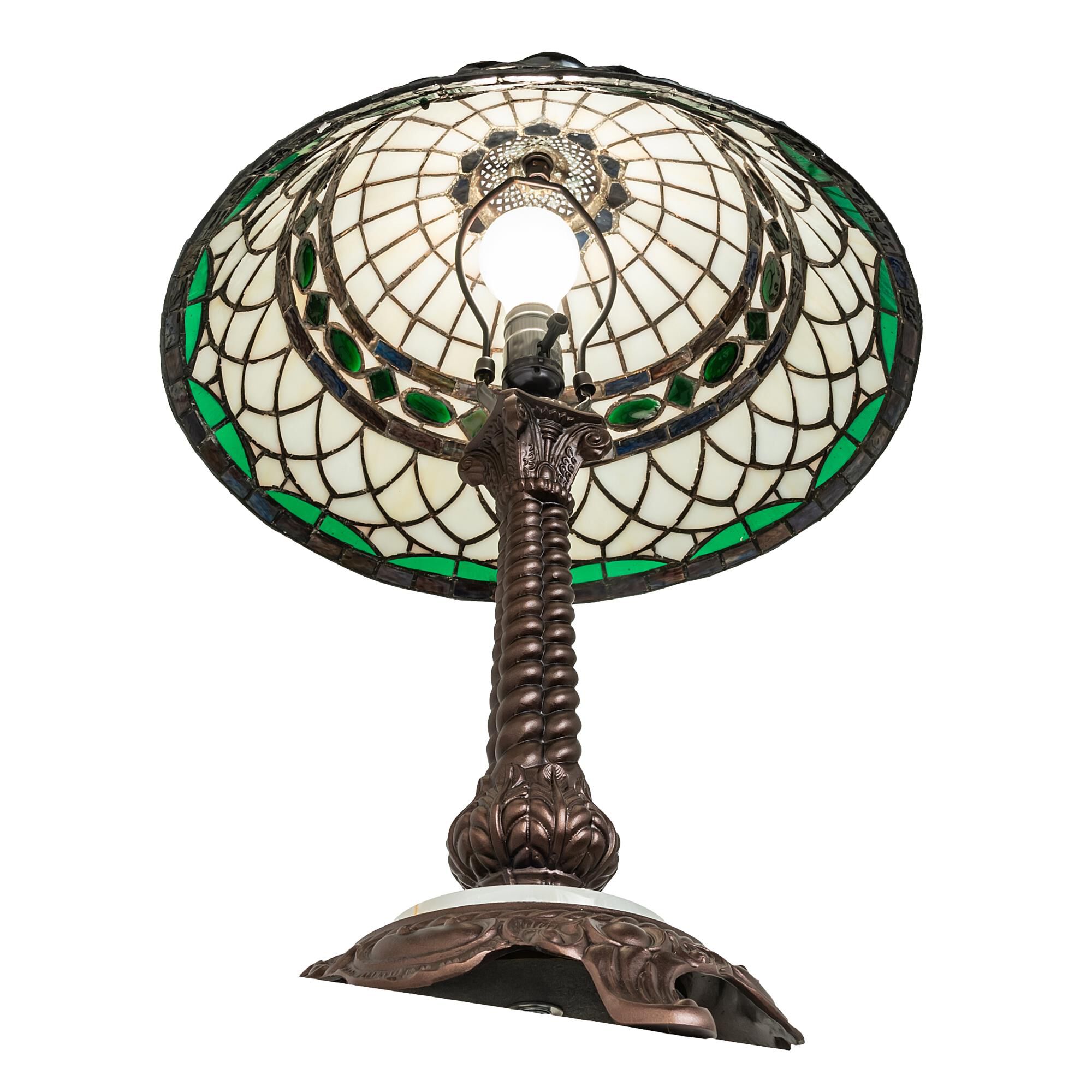 Tiffany Roman 23 Inch Table Lamp by Meyda Lighting