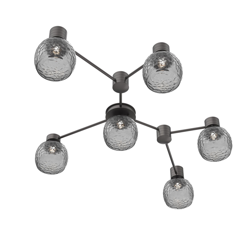 Levi Wilson Vessel 37 Inch Semi Flush Mount by Hammerton Studio