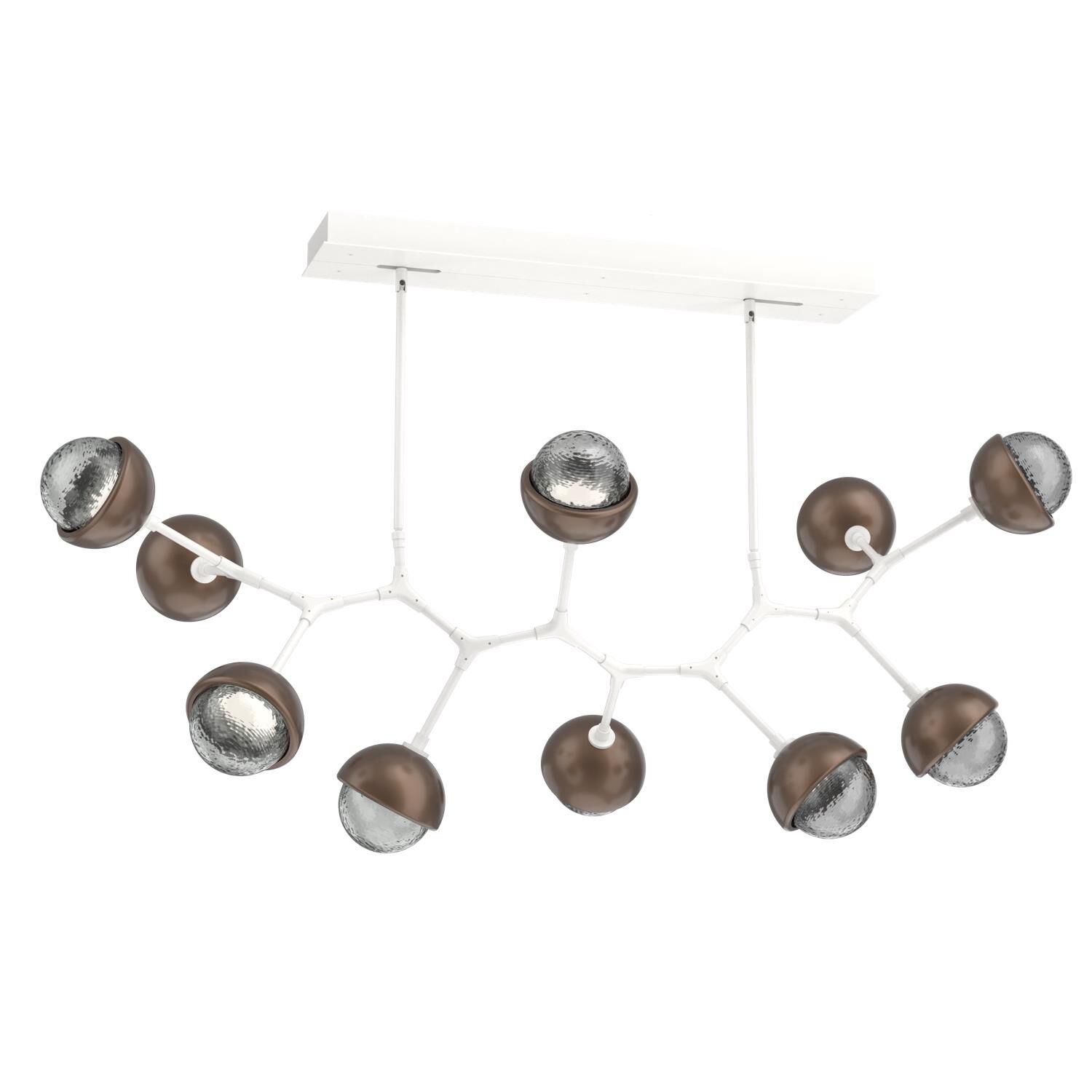 Levi Wilson Cabochon 56 Inch Linear Suspension Light by Hammerton Studio