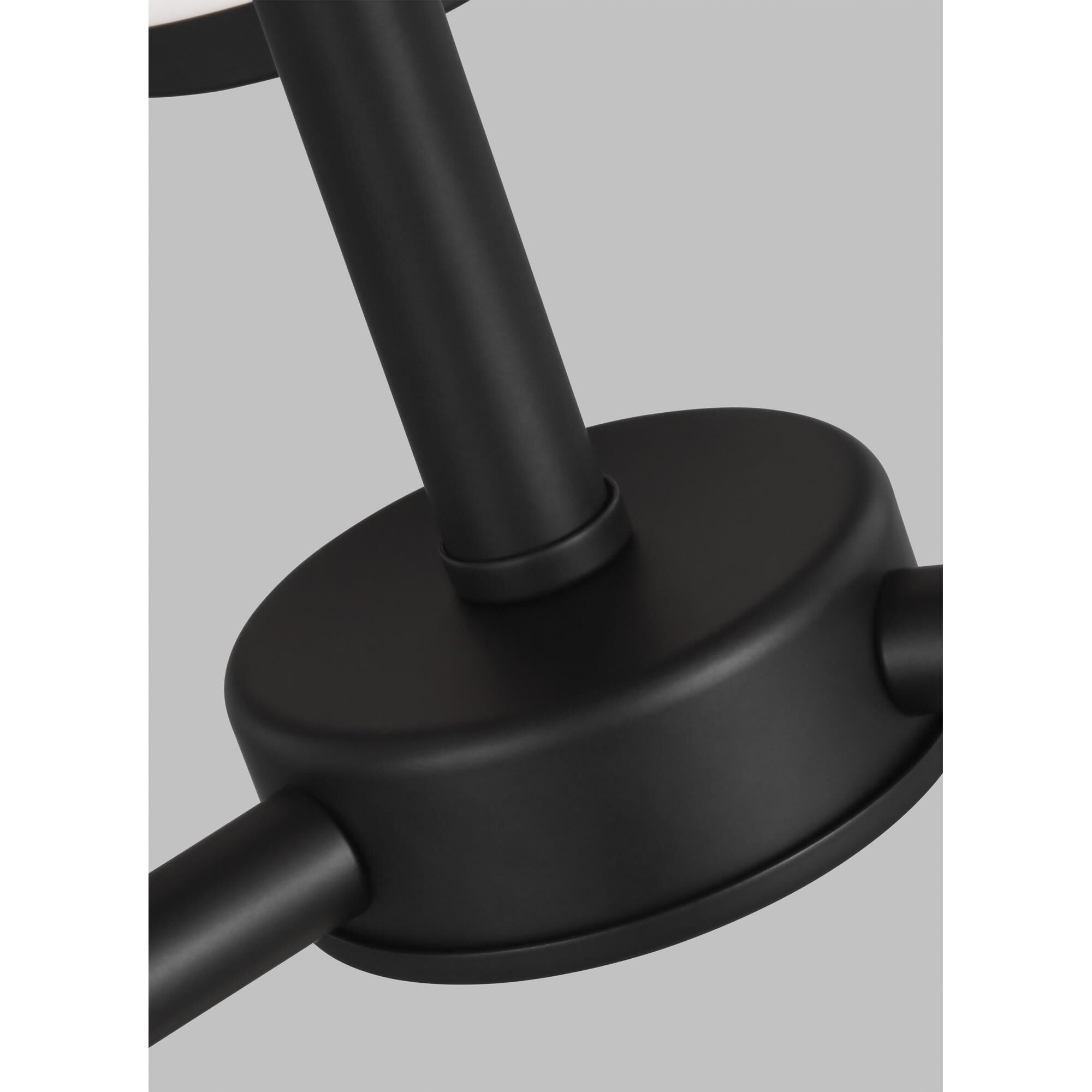 Shown in Midnight Black finish and Cased Opal Etched glass