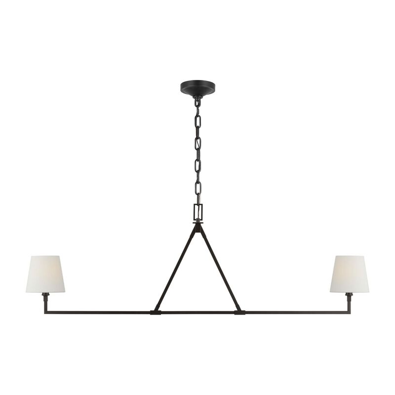 Chapman & Myers Perth Medium Linear Chandelier by Visual Comfort Studio