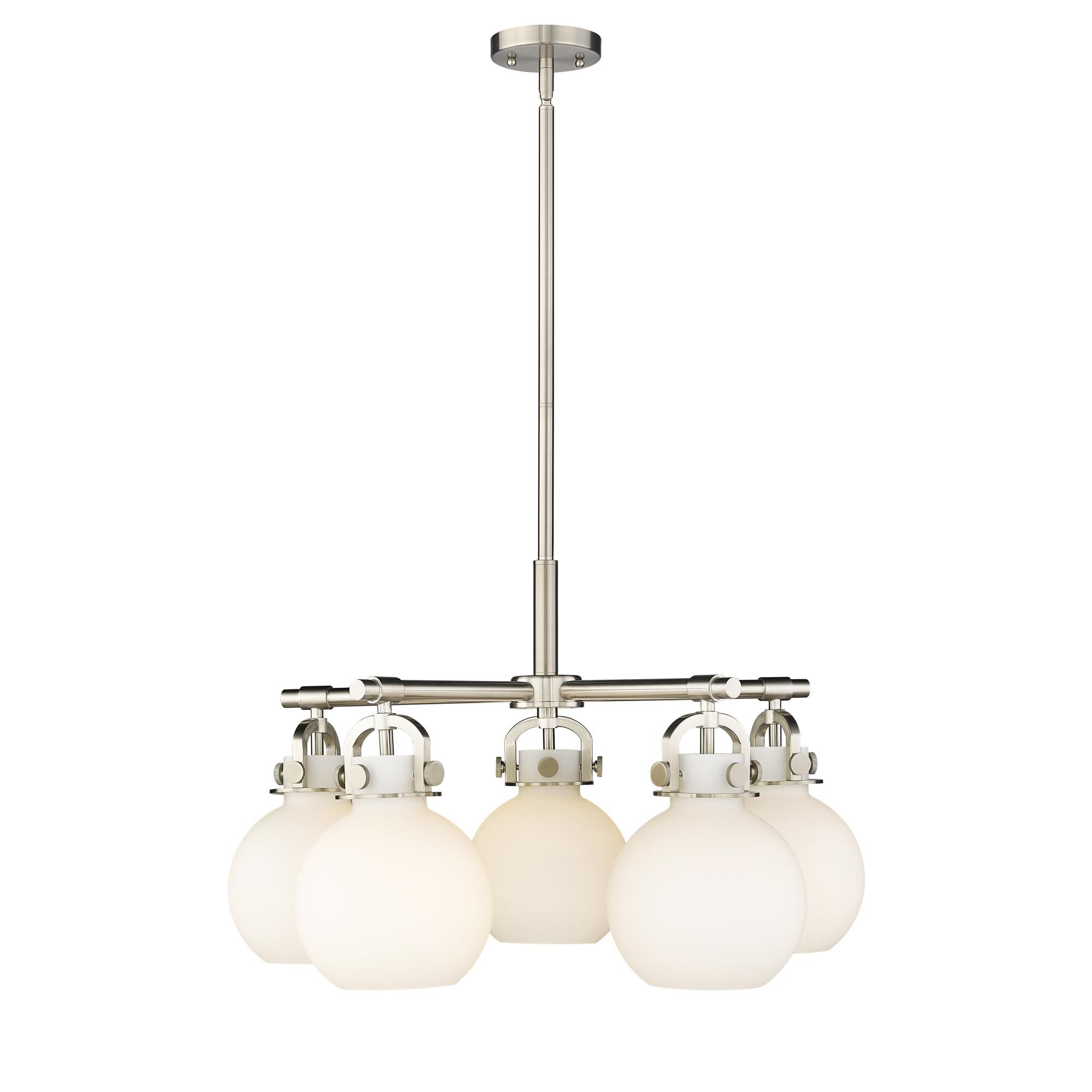 Bruno Marashlian Newton Sphere 26 Inch 5 Light Chandelier by Innovations Lighting