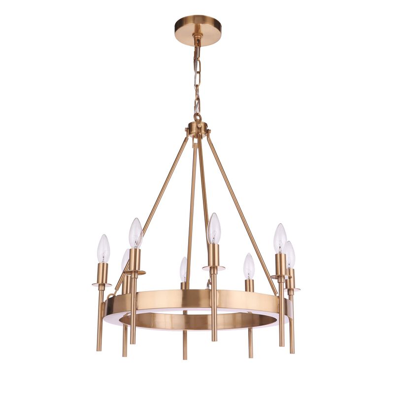 Larrson 20 Inch 8 Light Mini Chandelier by Craftmade