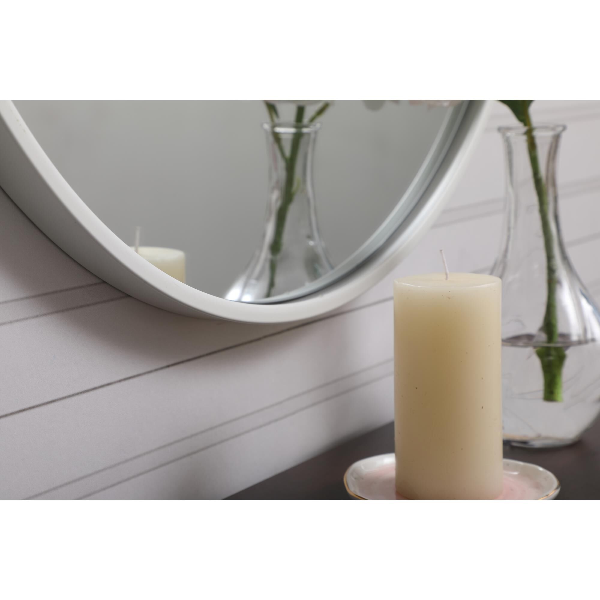 Shown in White finish