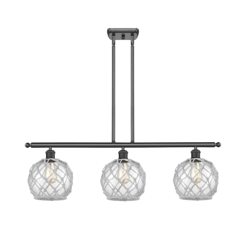 Bruno Marashlian Farmhouse Rope 36 Inch Linear Suspension Light by Innovations Lighting