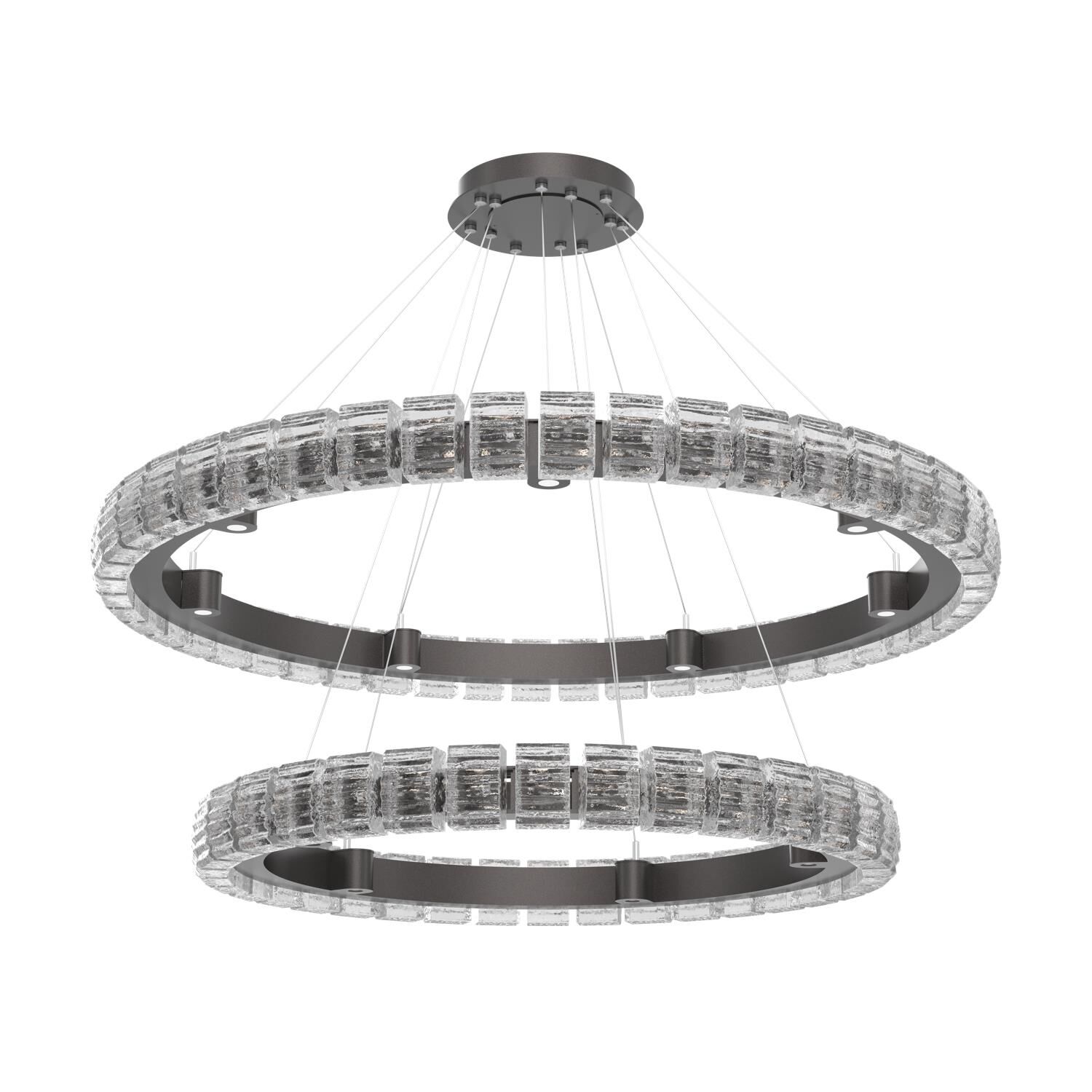 Shown in Graphite finish and Clear glass