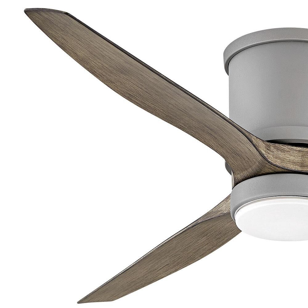 Hover Outdoor Rated 52 Inch Flush Mount Fan with Light Kit by Hinkley Lighting