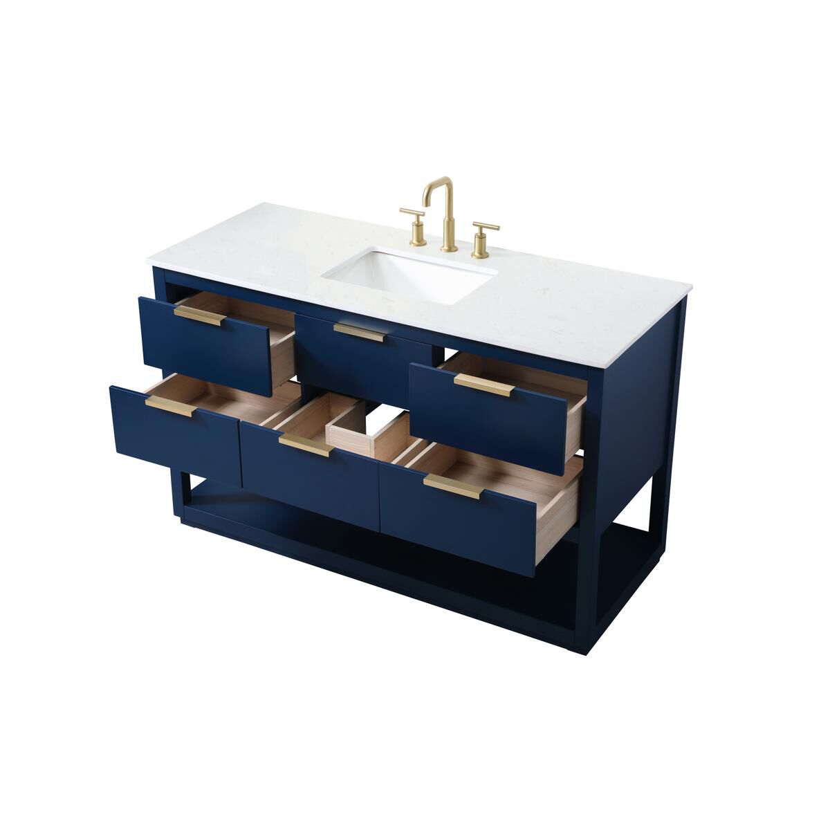 Shown in Blue finish