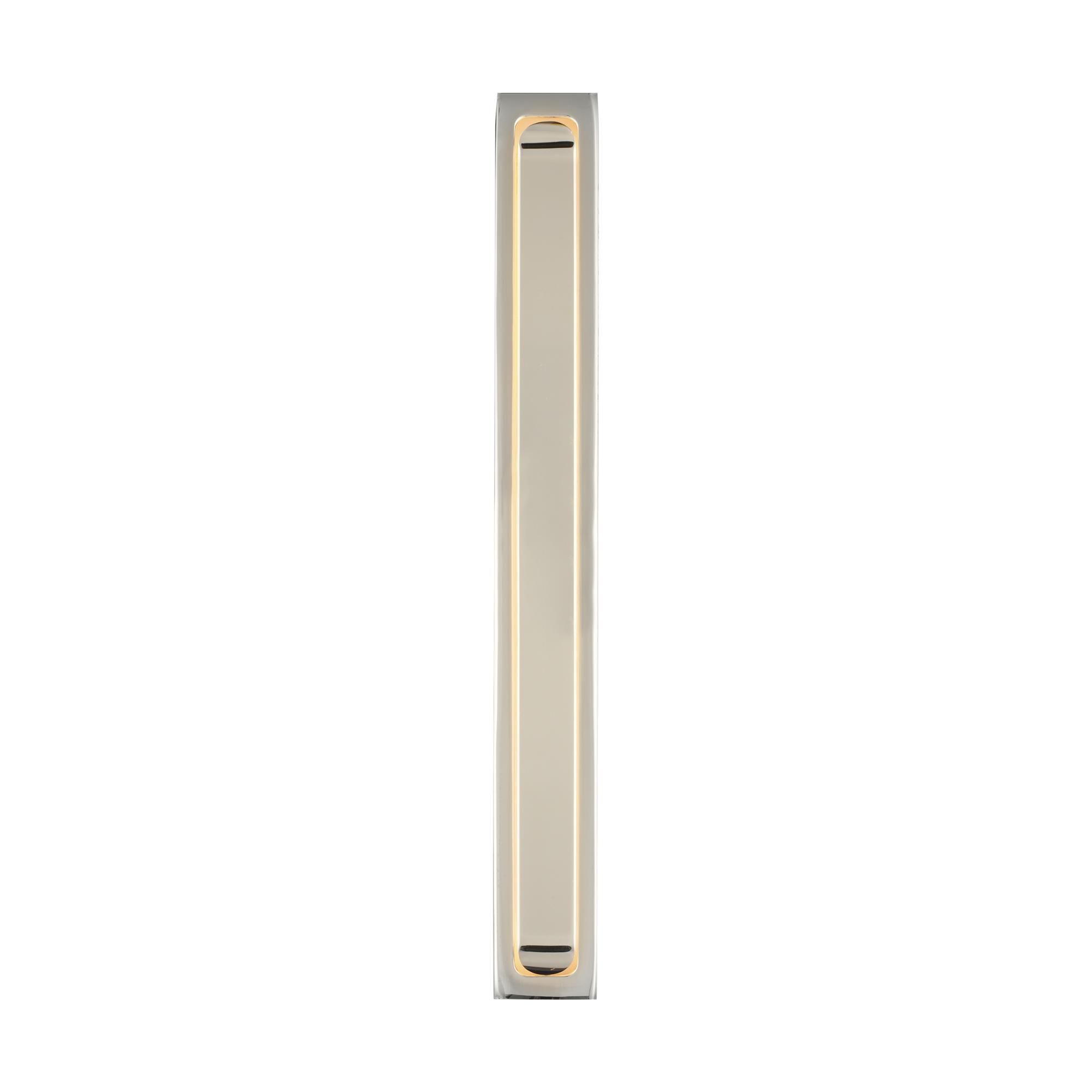 Shown in Polished Nickel finish and Clear Crystal glass