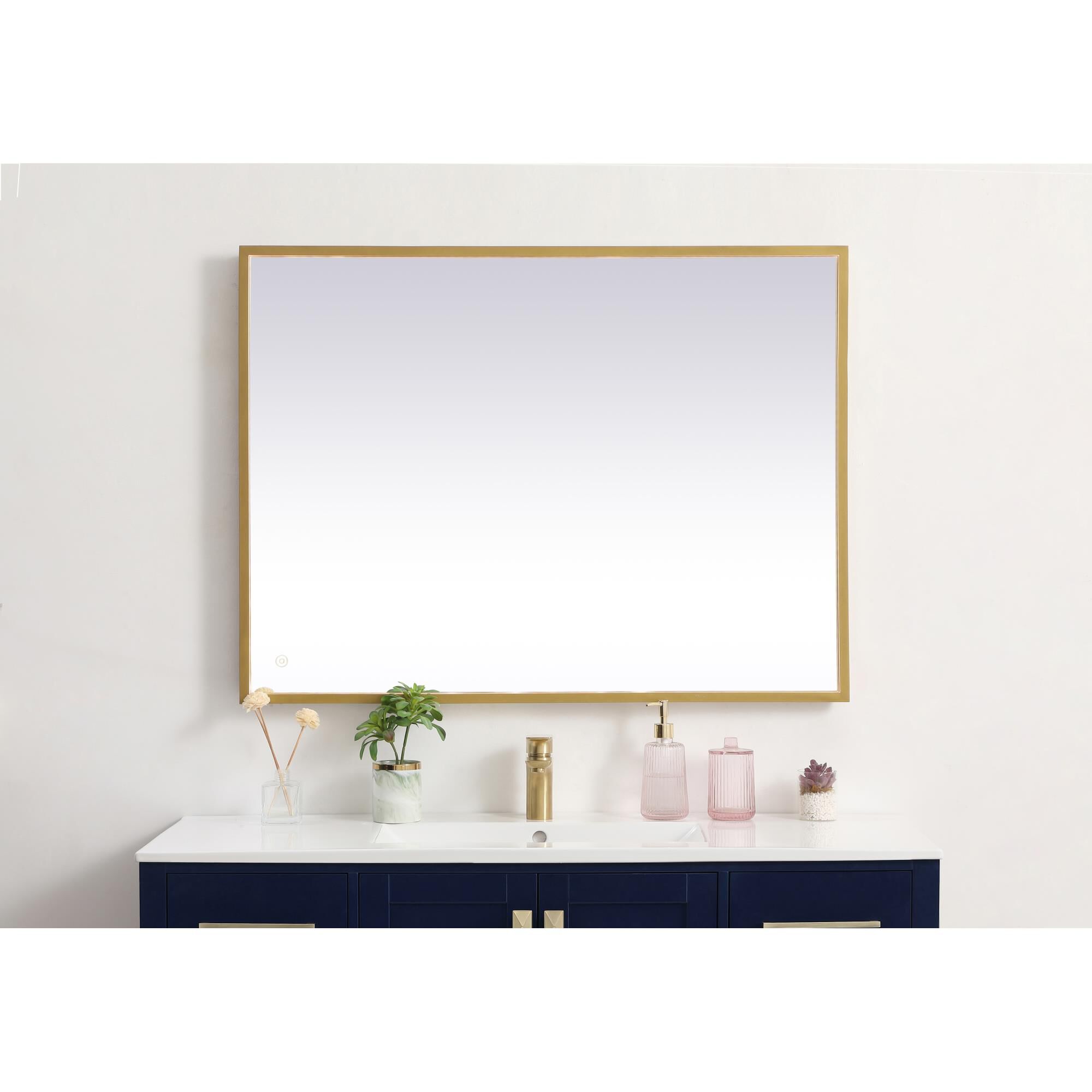 Pier LED Lighted Mirror by Elegant Decor