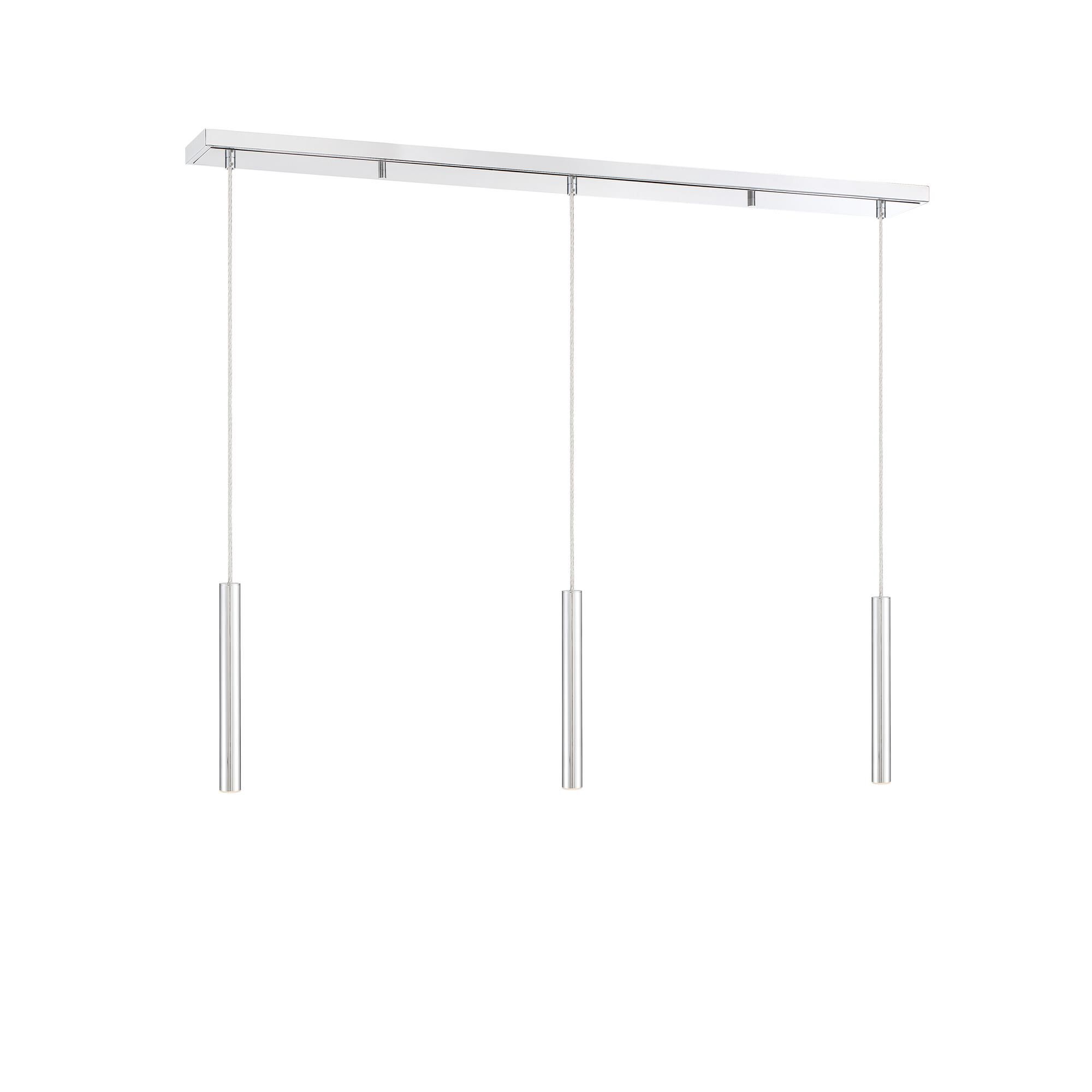 Shown in Chrome finish and Steel glass and Steel shade