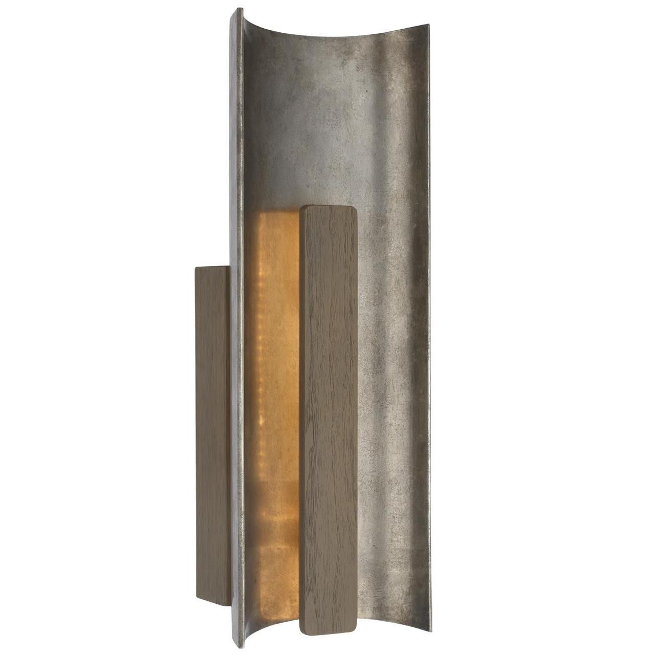 Shown in Mottled Pewter And Warm Walnut finish