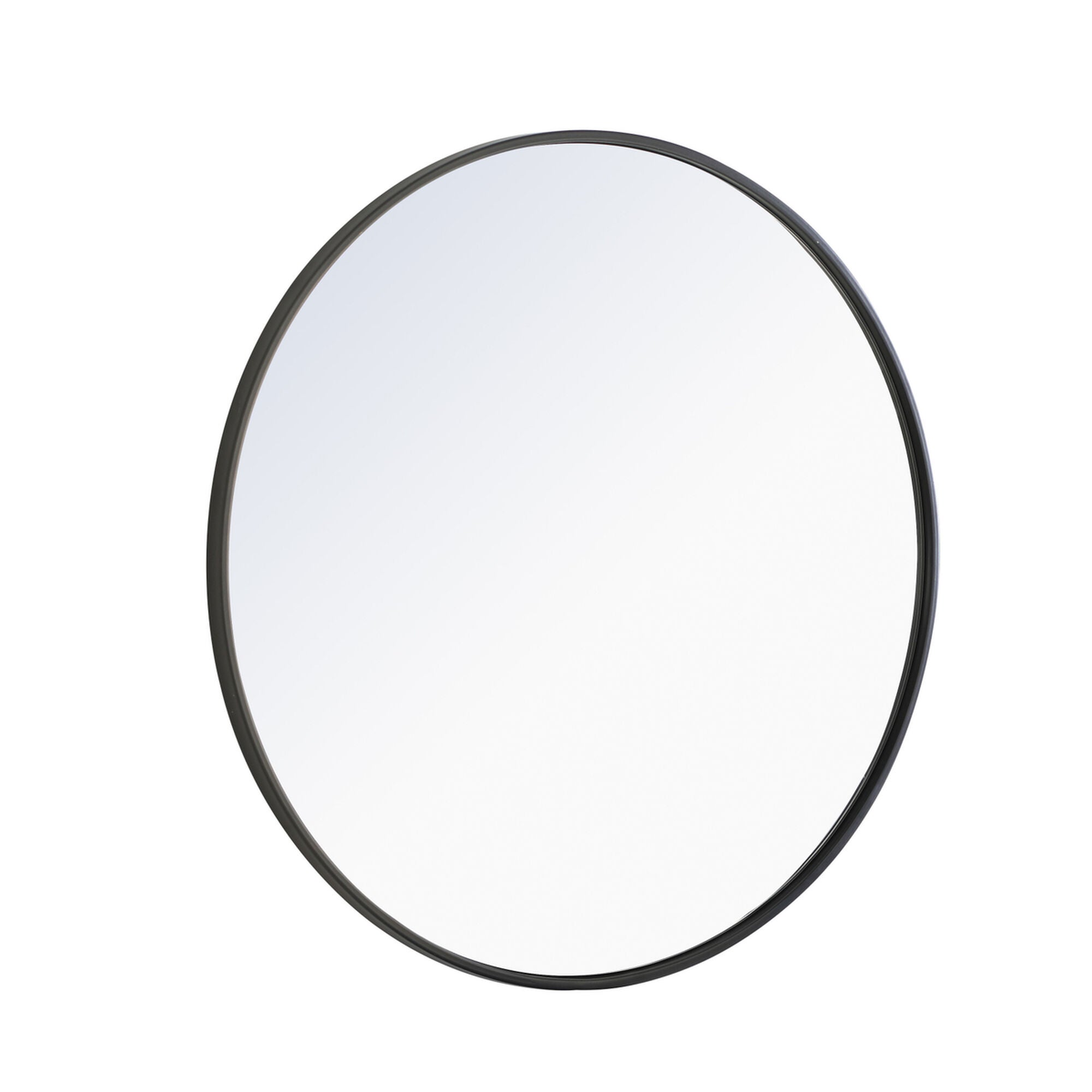 Shown in Black finish and Clear Mirror Beveled glass