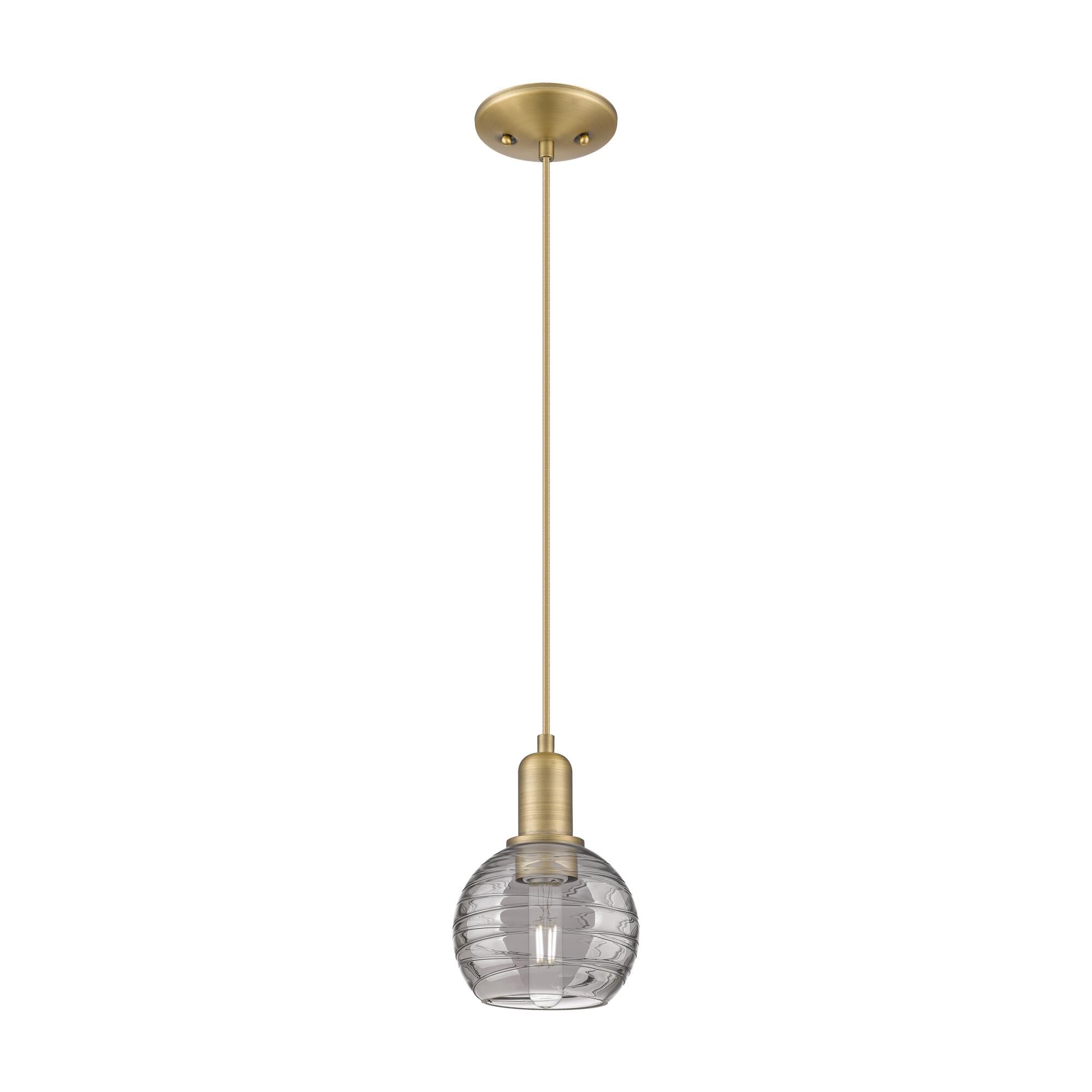 Bruno Marashlian Athens Deco Swirl 6 Inch Mini Pendant by Innovations Lighting