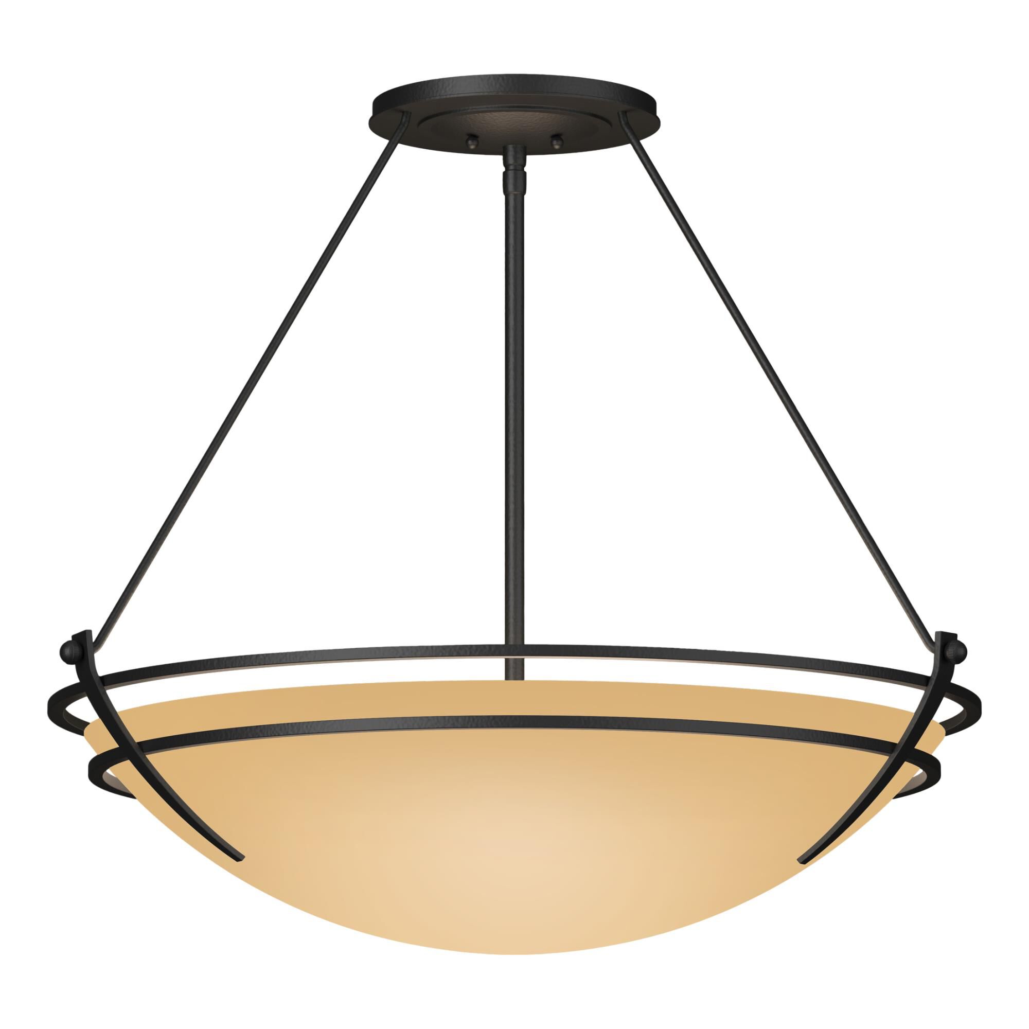Presidio Tryne 28 Inch 3 Light Semi Flush Mount by Hubbardton Forge