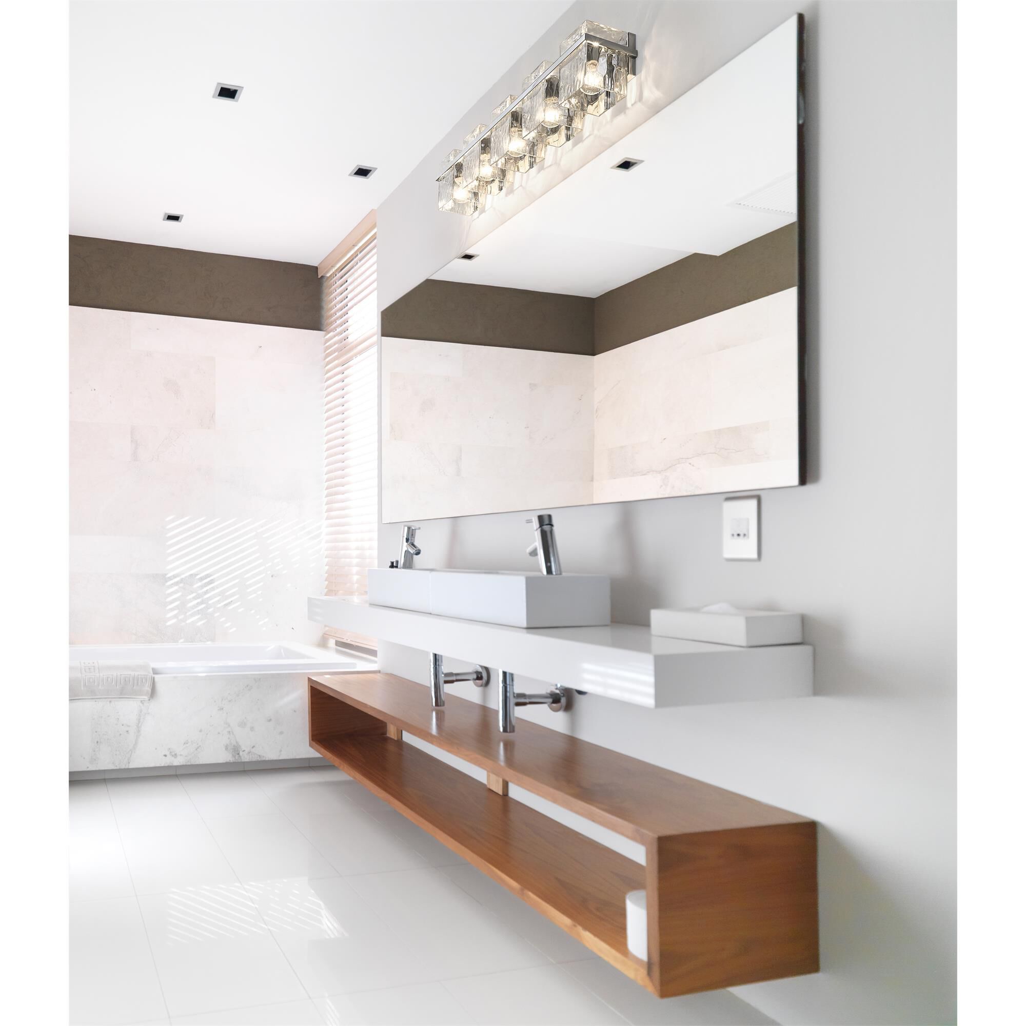 Shown in Chrome finish