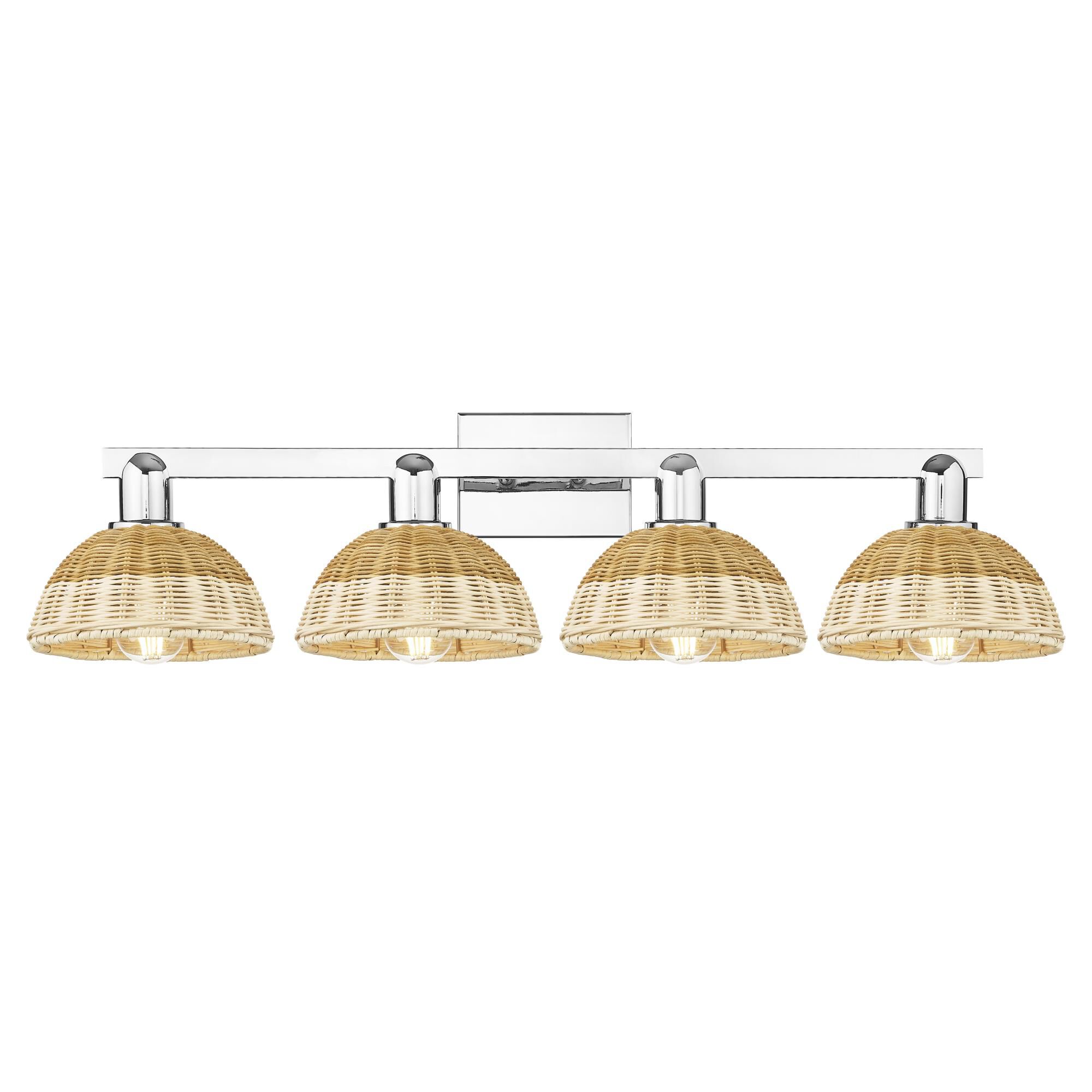 Bruno Marashlian Natural Ballston Dome 36 Inch Bath Vanity Light by Innovations Lighting