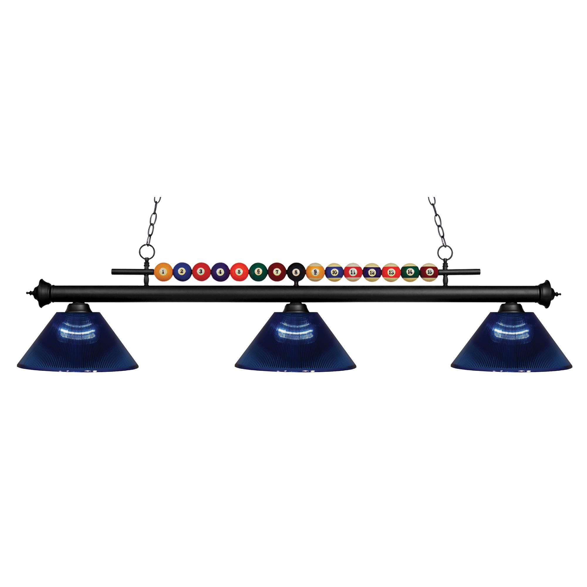Shown in Matte Black finish and Acrylic glass and Acrylic shade