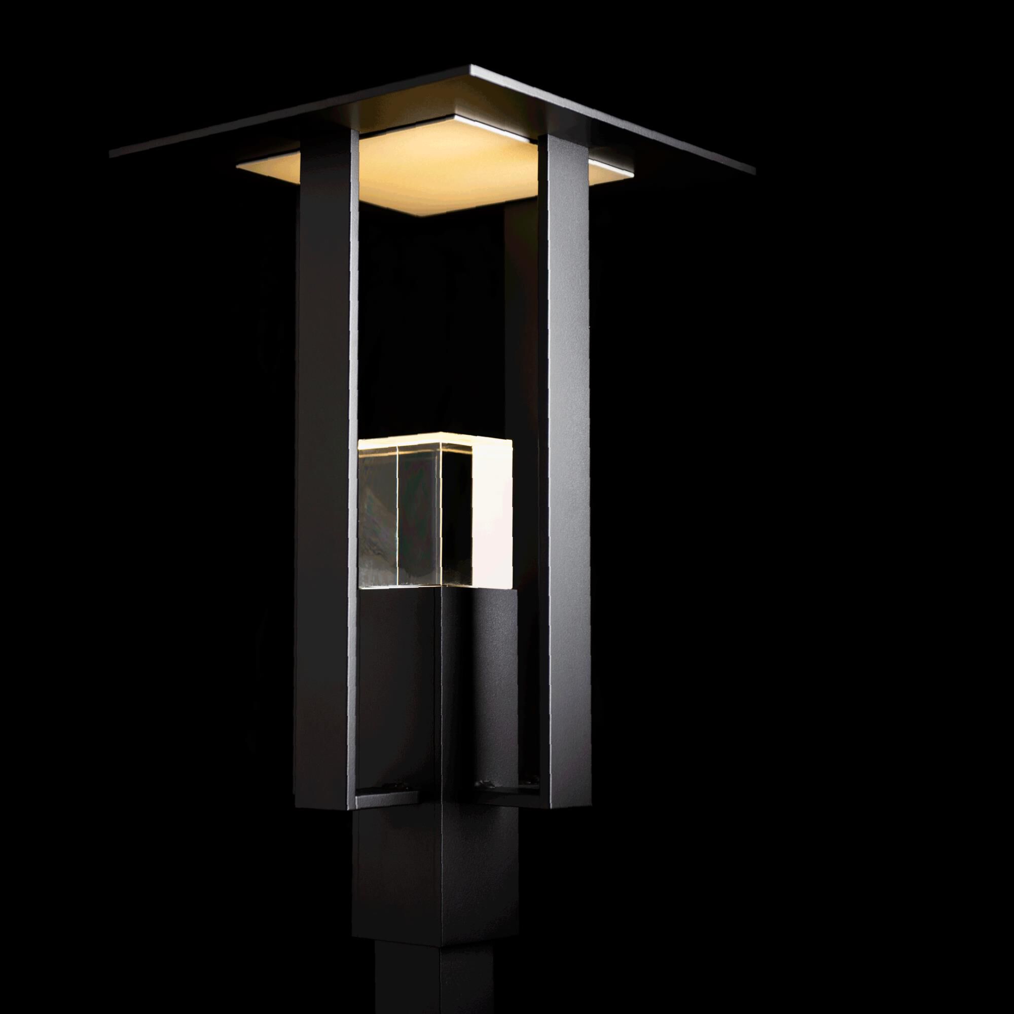 Shadow Box Outdoor Post Lamp by Hubbardton Forge