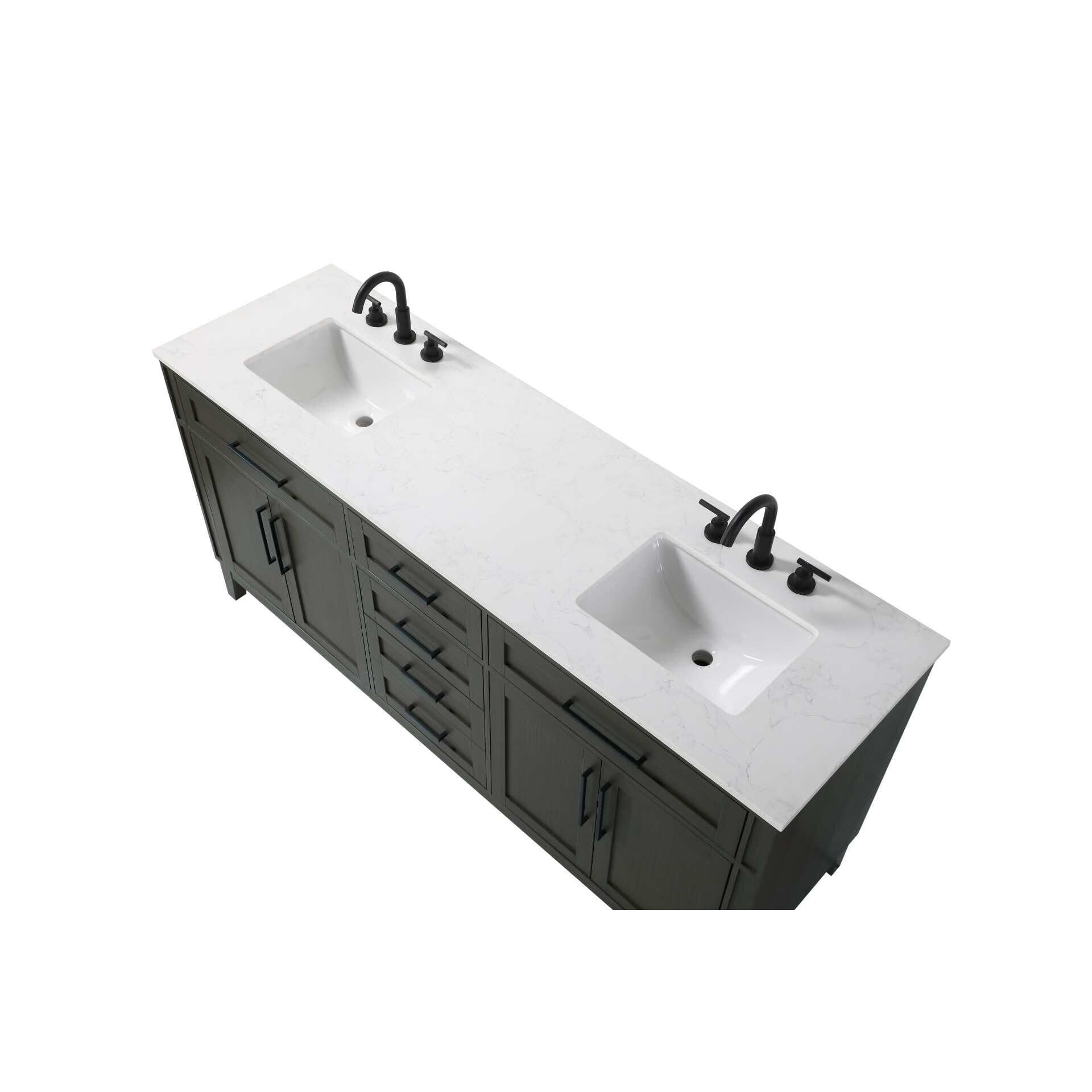 Virginia 72 Inch Bath Vanity by Elegant Decor