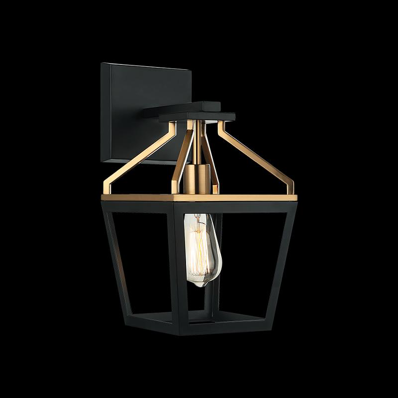 Shown in Black and Aged Gold Brass finish