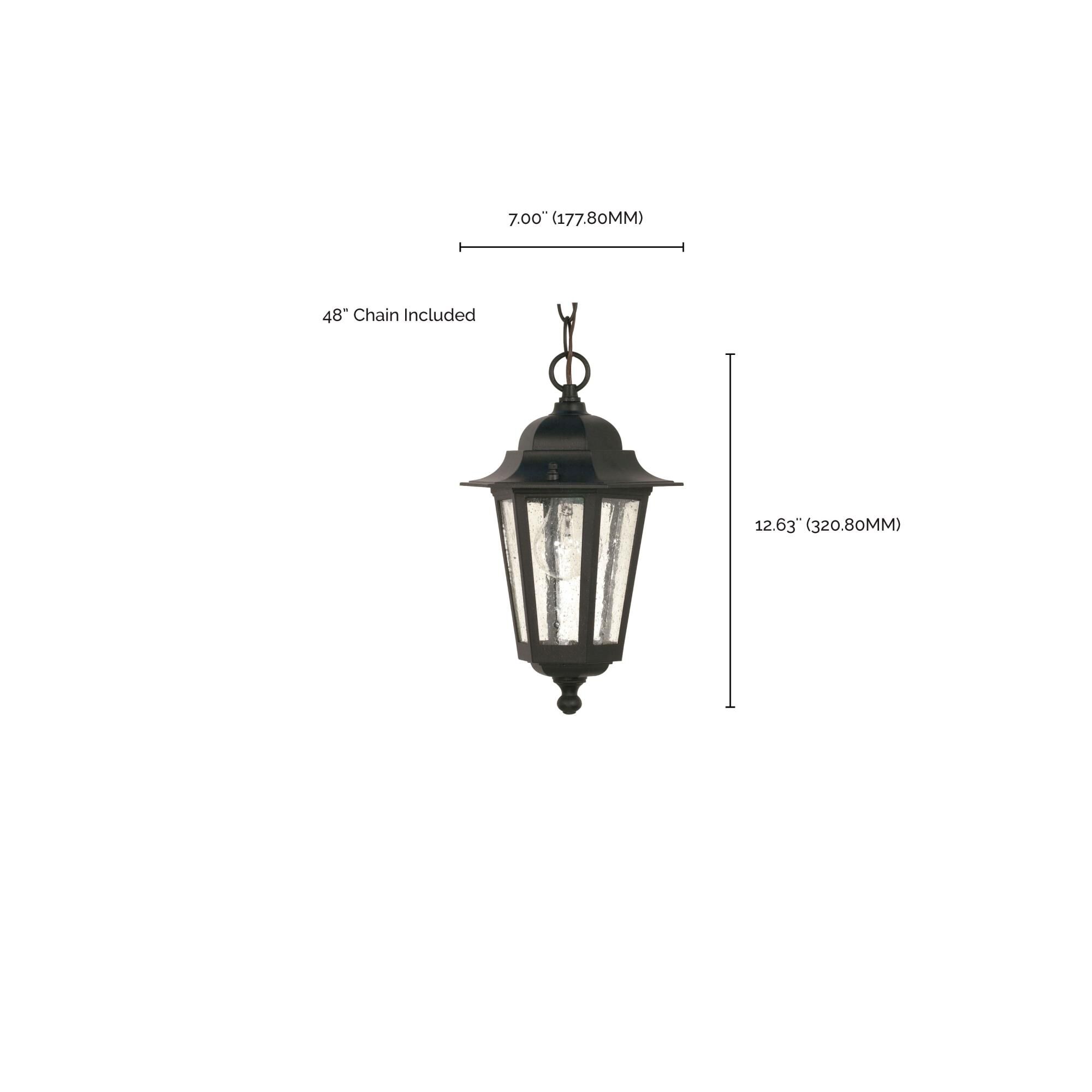 Cornerstone 13 Inch Tall 1 Light Outdoor Hanging Lantern by Nuvo Lighting