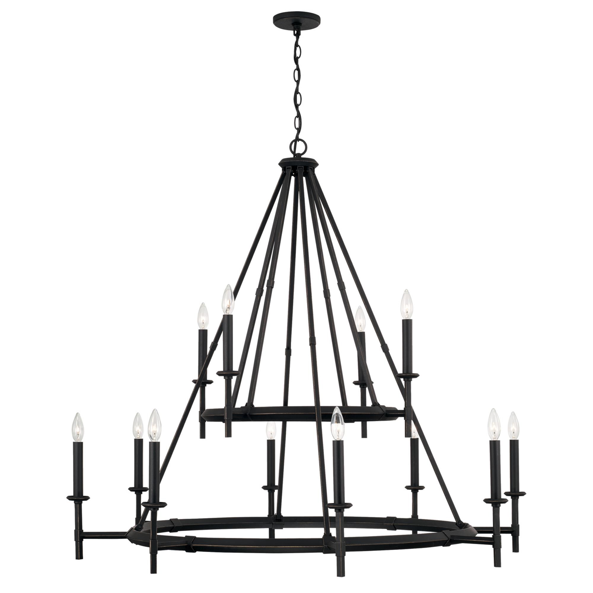 Shown in Brushed Black Iron finish