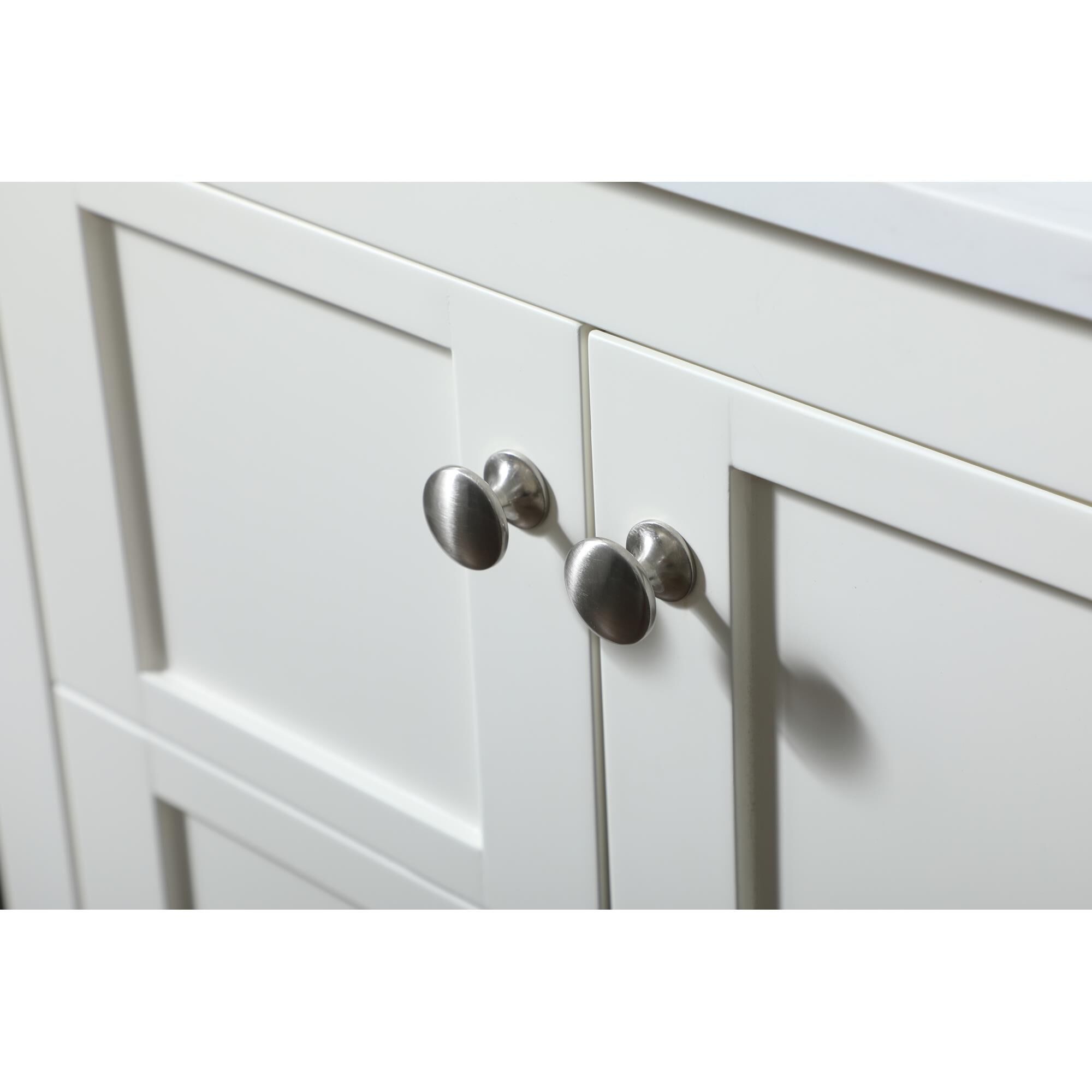 Shown in White finish